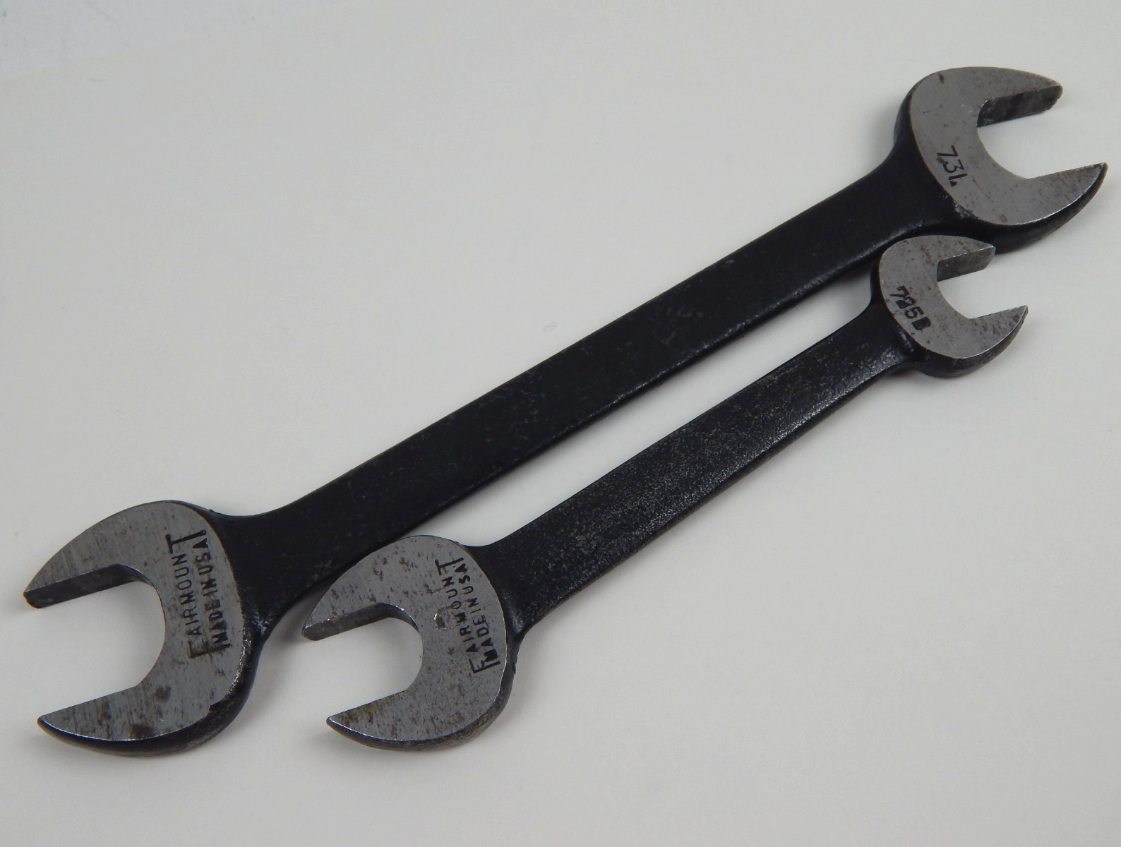 FAIRMOUNT 725B & 731 Wrenches 1/2″ x 9/16″ & 3/4″ x 13/16″ Double Open-End USA