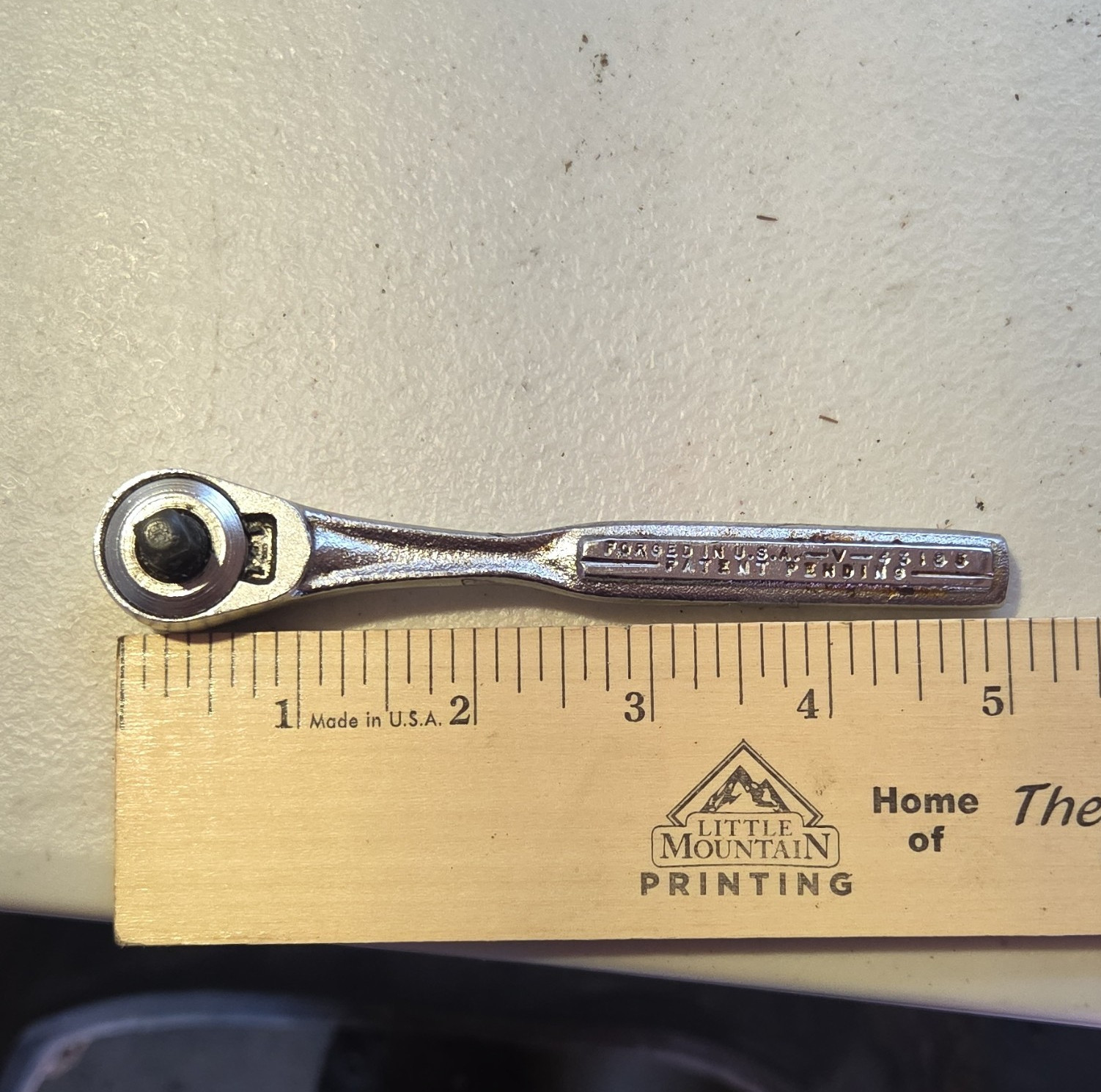 Craftsman 1/4 Drive 5 In Ratchet Handle V-43185 Forged In USA