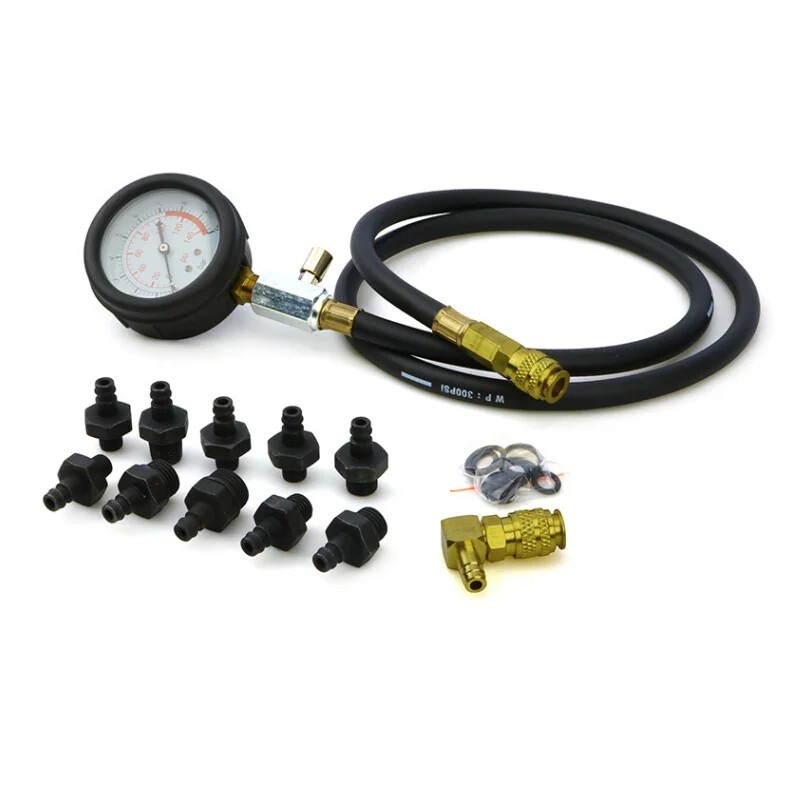 Car Engine auto pressure gauge Test Detector Kit Tester Low Oil Warning Devices