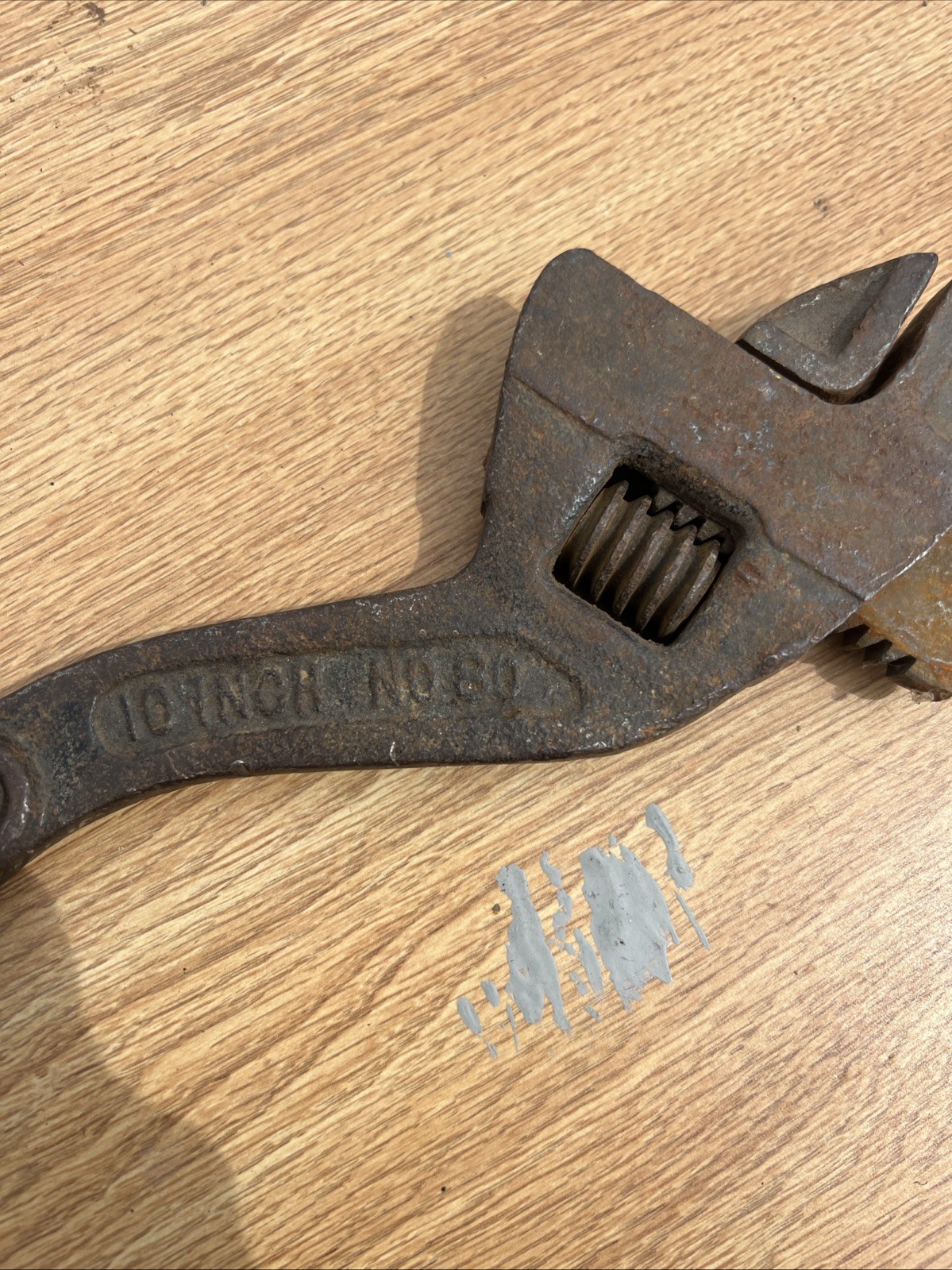 vintage Westcott 10-Inch NO 80 Adjustable Wrench The Keystone MFG Co Buffalo NY