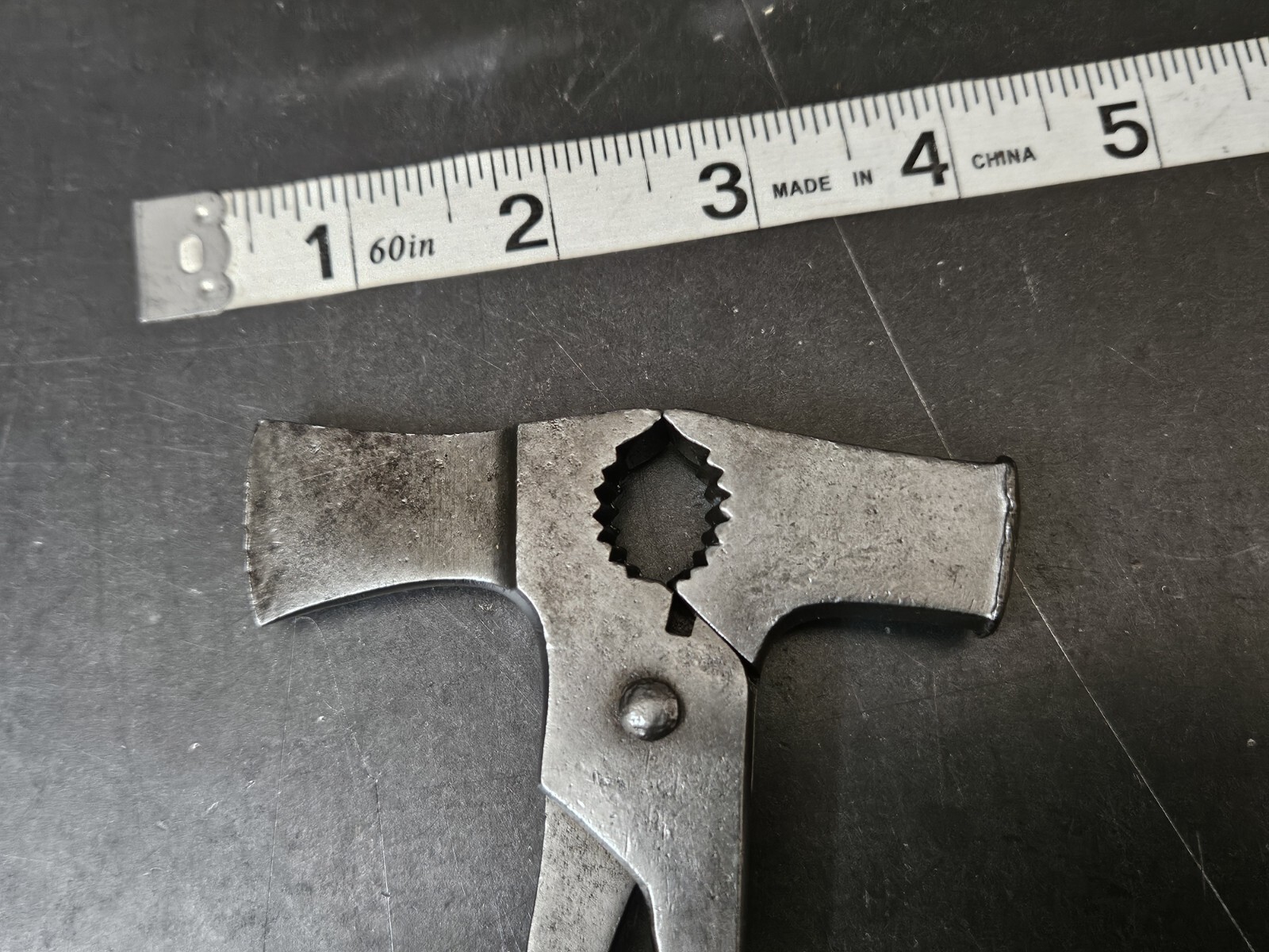 VINTAGE STAHL GERMAN MULTI TOOL PLIERS HATCHET HAMMER PRYBAR PULLER SCREWDRIVER
