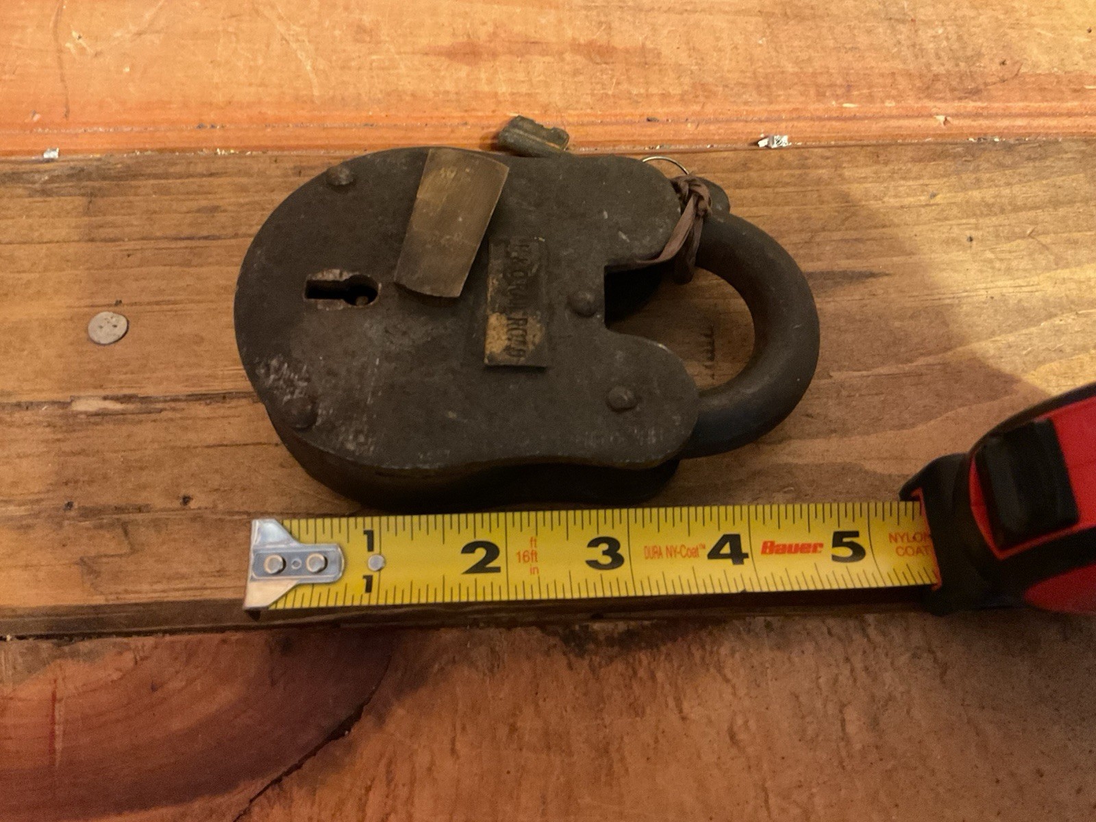 Large Vintage Style Cast Iron “B&O Railroad” Padlock…Ships Free!