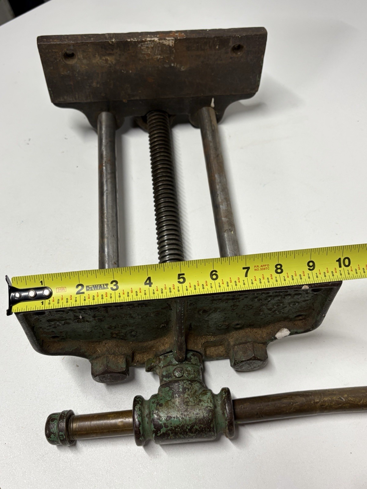 Vintage Tool W C Toles No 20 Chicago USA Woodworking Bench Vise Patented 1894-98