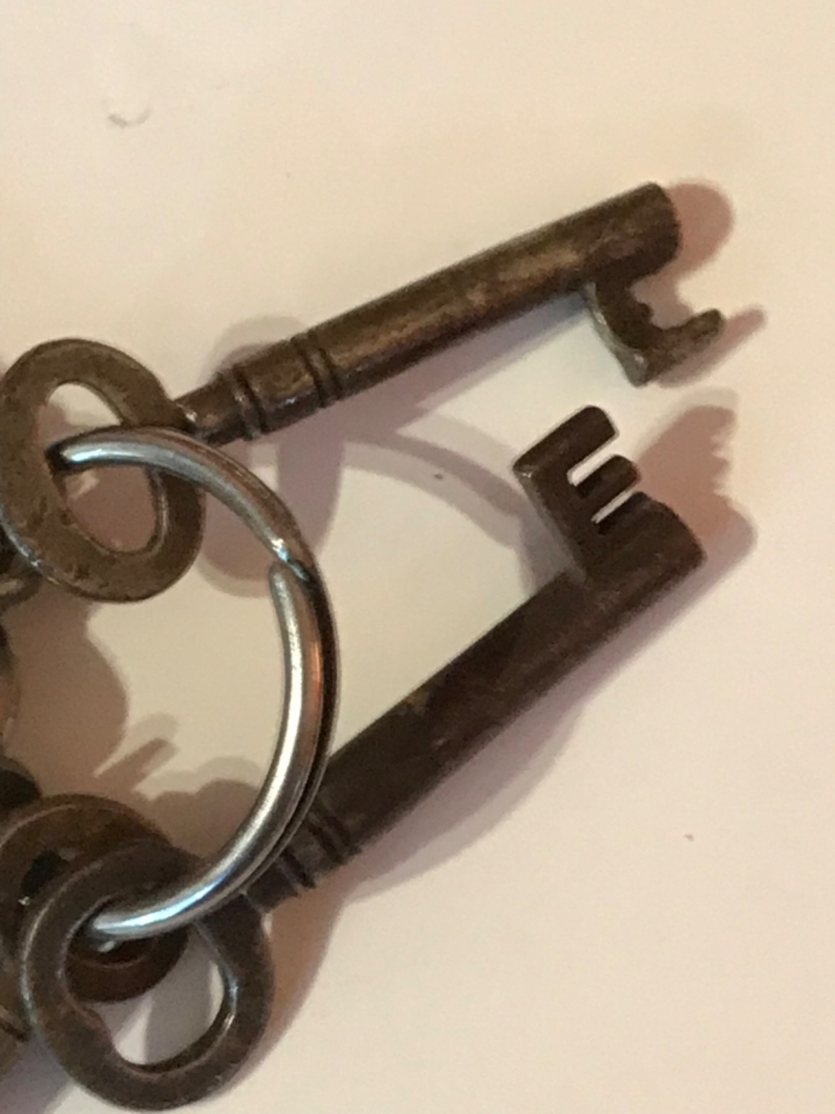 Antique Keys on Keyring