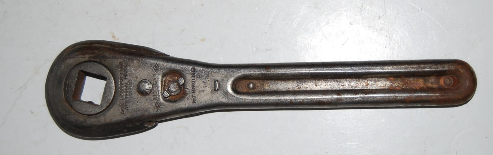 Lot of 3 Antique Ratchet Wrench Chicago MFG Co. APCO Mossberg Corp Lowell Co.