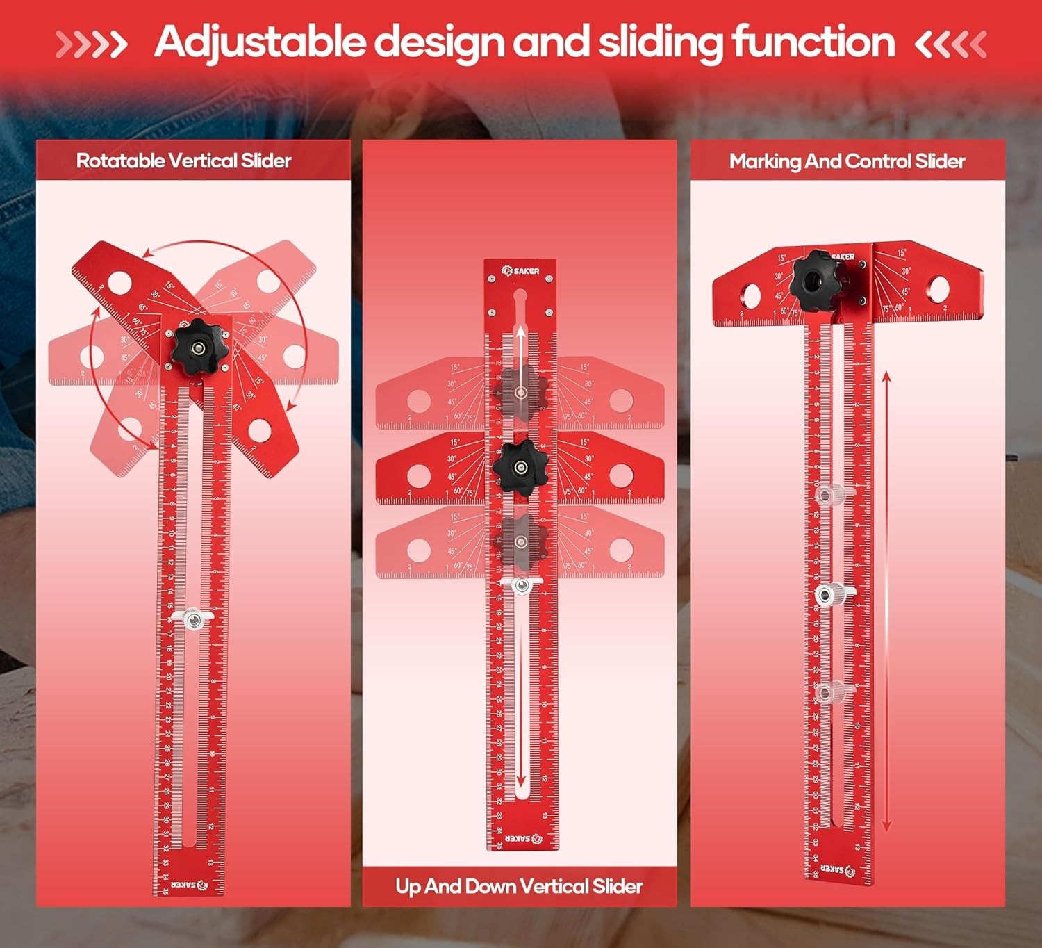 Adjustable Woodworking Scriber Marking Line