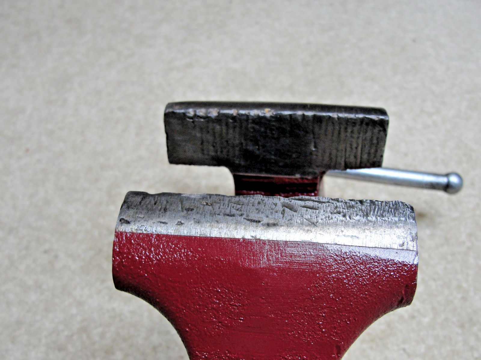 Vintage Columbian Red Arrow No. 63 Bench Vise swivel base USA restored!