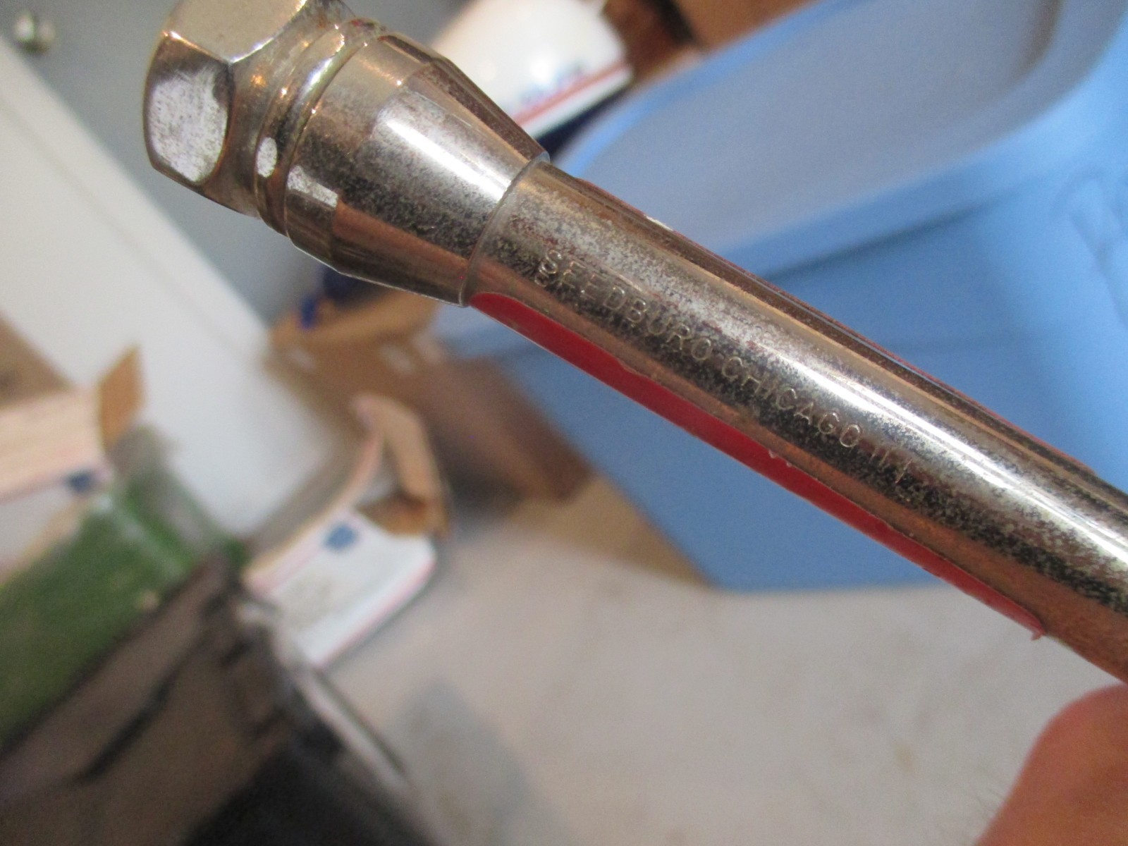 Vintage Seedburo Open Handed Aluminum 9 Hole Grain Probe Soil Sampler 29″ L #2