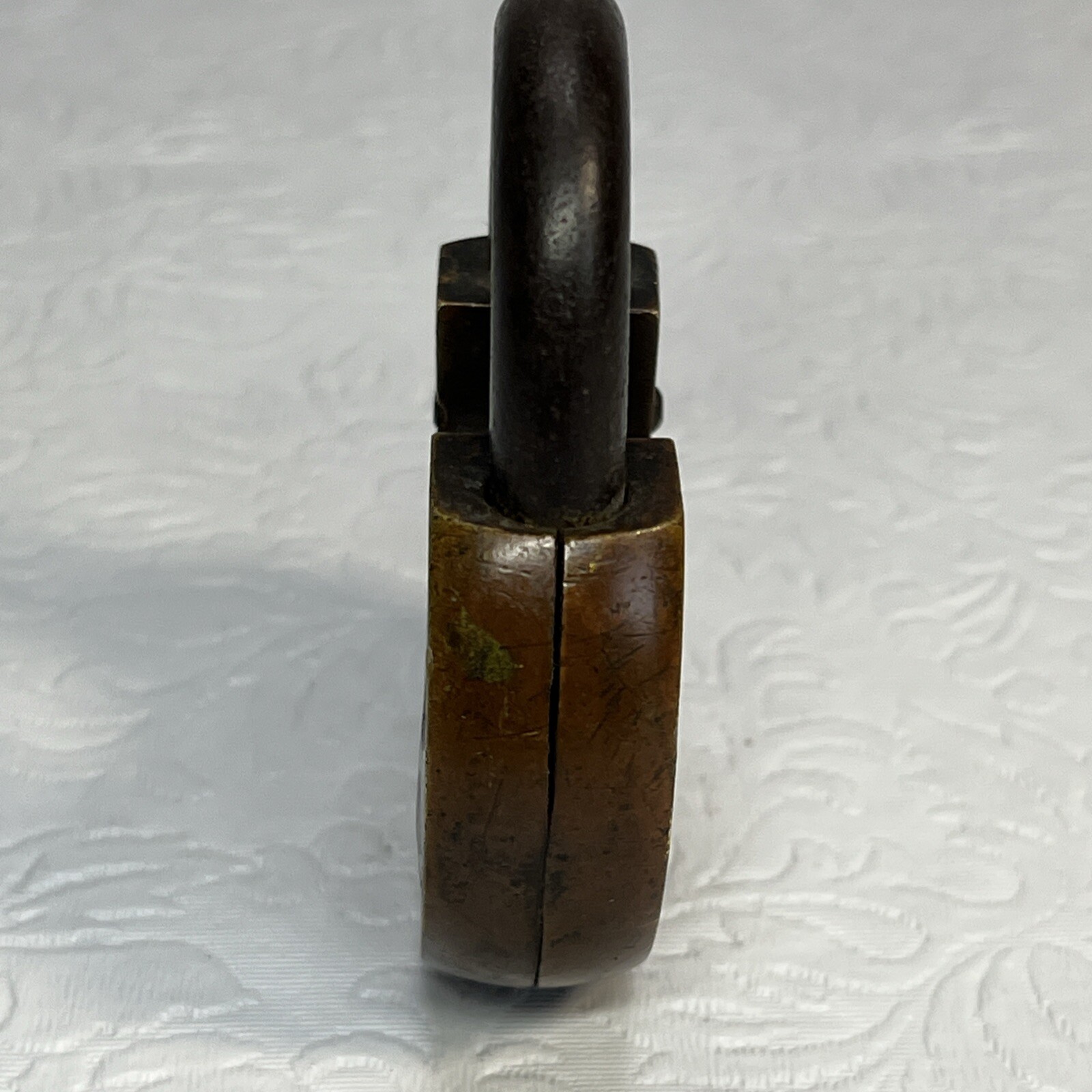 Vintage Slaymaker Padlock Brass No Key
