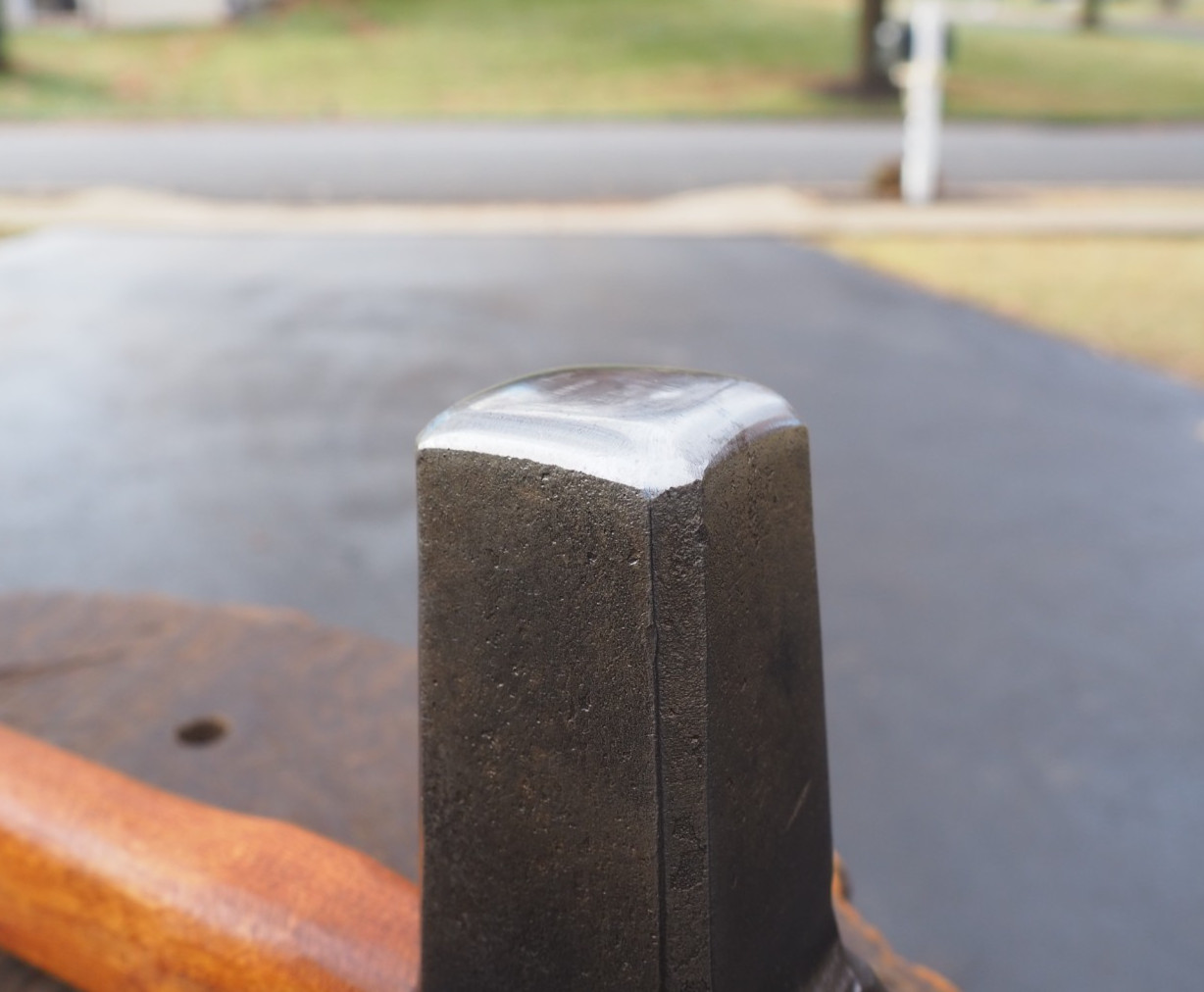 MINT 3LB DOG HEAD “RENAN TAVORA BRAZIL” BLACKSMITH HAMMER ANVIL KNIFE BLADE SAW