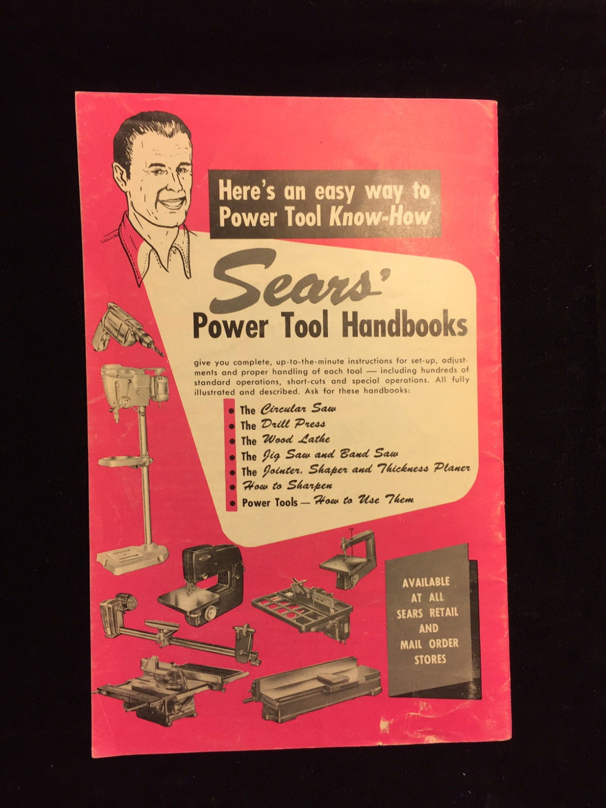 VINTAGE 1960 POWERED HAND TOOLS, A SEARS CRAFTSMAN HANDBOOK
