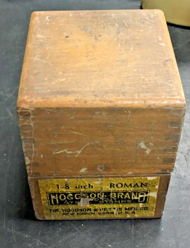 HOGGSON BRAND 1-8 Inch ROMAN NUMBERS STEEL STAMPS, USA