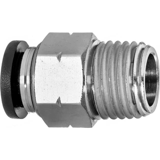 Push to Connect Tube Fitting – Nylon Plastic – Straight Adapter – 0.25″ Tubex…