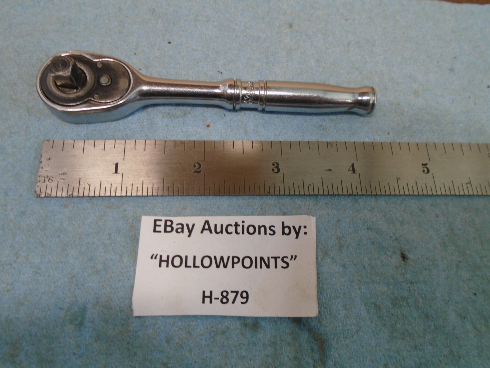 Snap-On TM70B Ratchet 1/4″ Drive 4-5/16″ Long Handy Compact 20 T Gear H879