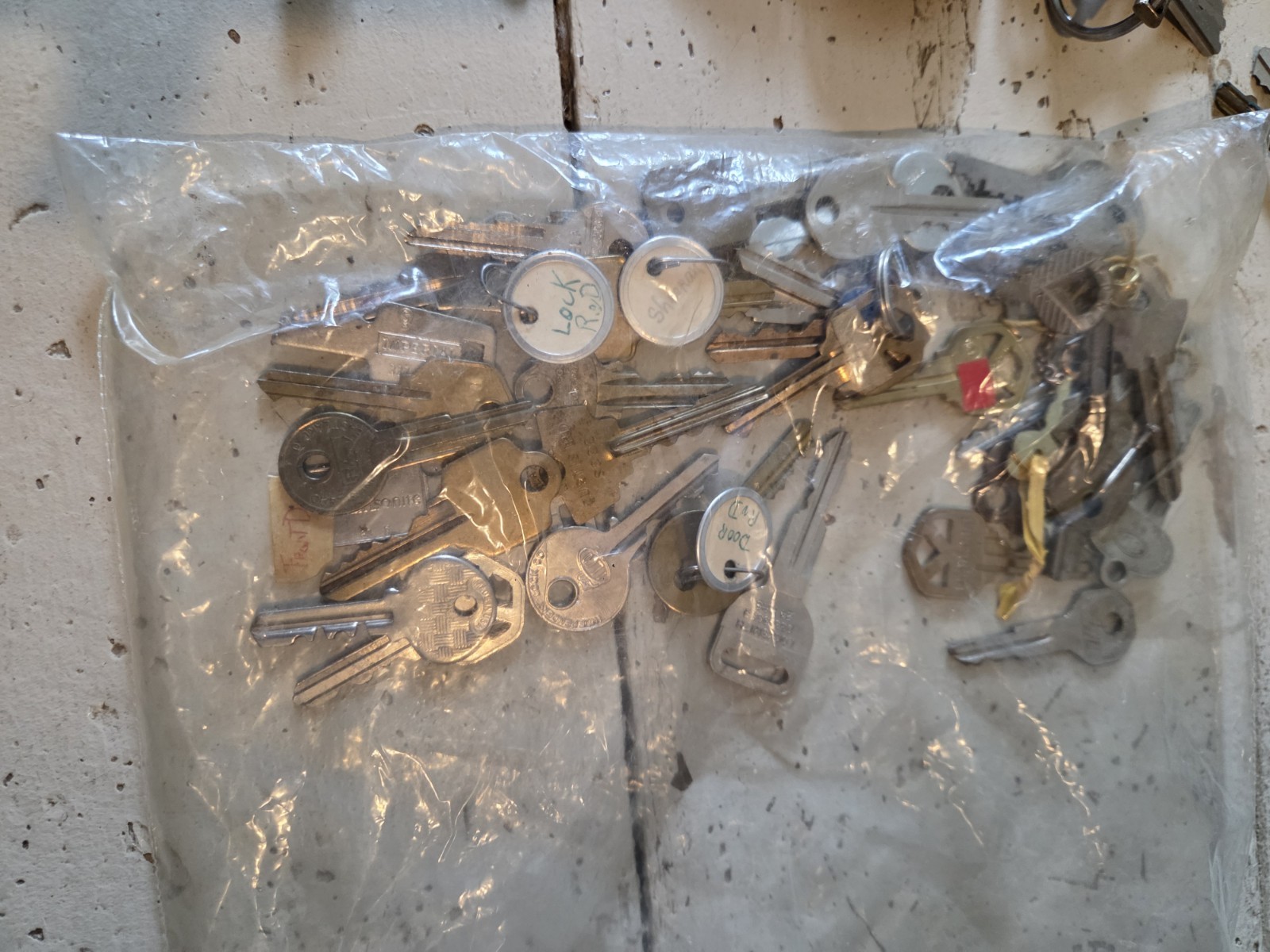 Vintage Key Lot Assorted, Skeleton, Auto, Brass Key Chains