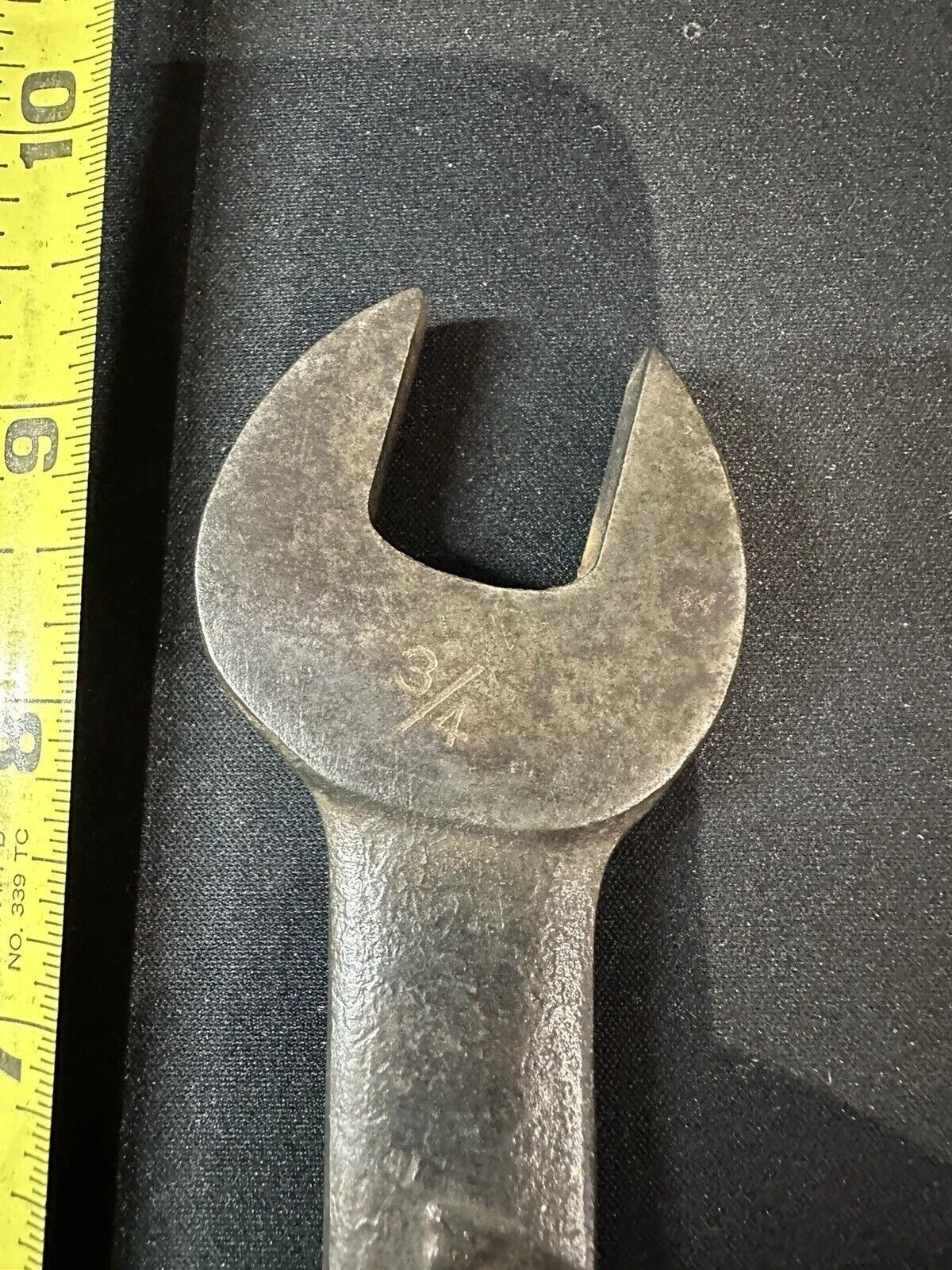 Antique Armstrong Vanadium Open-End Wrench 3/4” & 13/16”, Model 1731