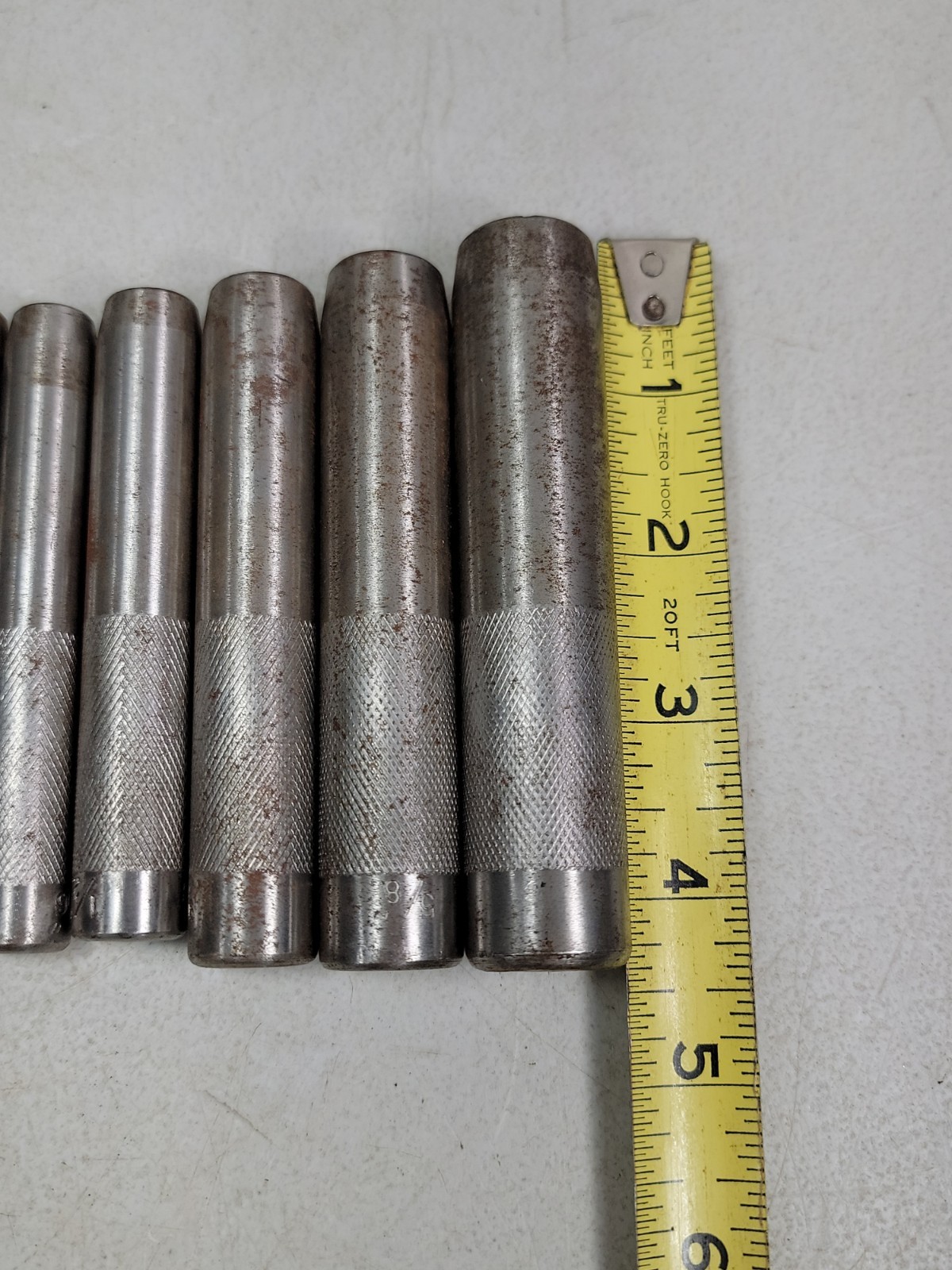 Lot of 12 Vintage Leather Hole Punch 1/8″ – 3/4″ Widths