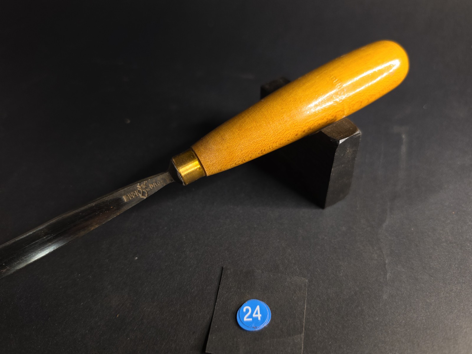 Buck Bros No 6 Sweep Straight Gouge 7/16 in Cut Wood Carving Chisel USA Vintage
