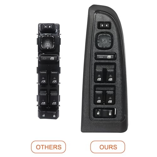 Master Power Window Switch & Bezel for 2003-2007 Chevy Avalanche 15883320