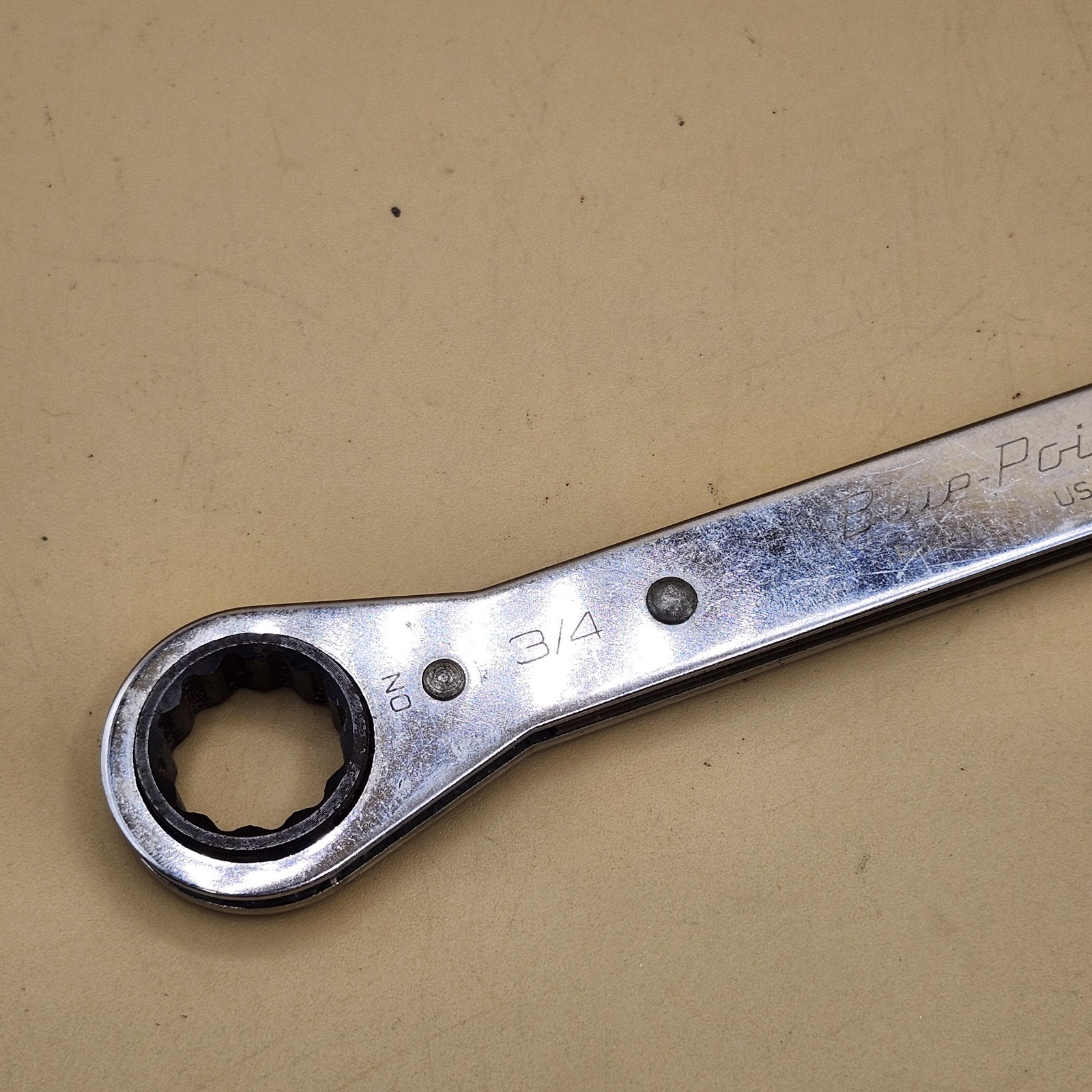 Vintage Blue Point Double Head Wratchet Wrench 3/4″- 13/16 R2426C Made In USA