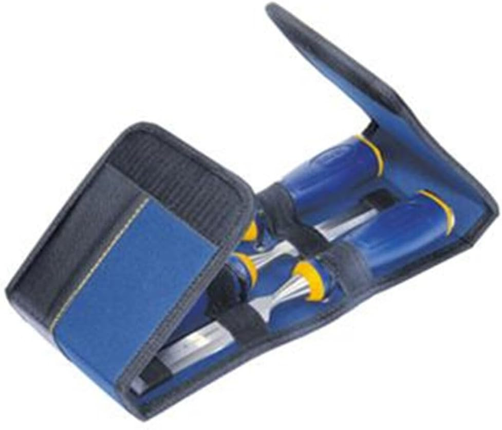 Marples Chisel Set with Wallet, 3-Piece (1768781), Blue