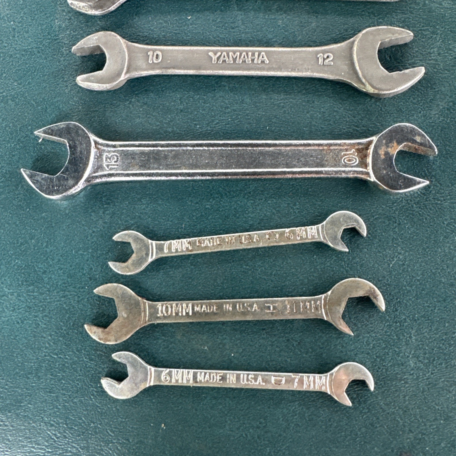 DIN 894 & DIN 895 (9) Wrenches, West Germany Vintage 13mm 10x13mm Yamaha 10x12mm