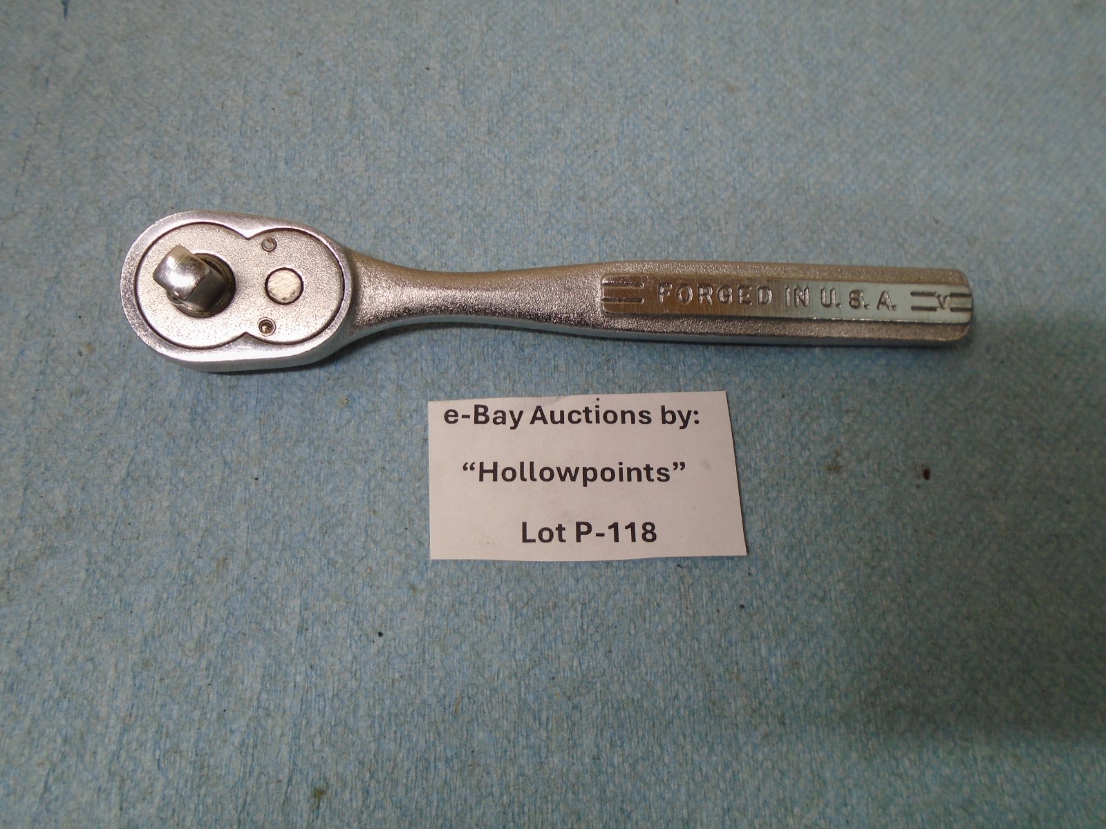 Craftsman vintage V Code Oil Ball Head Ratchet 1/4″ Drive COLLECTOR QUALITY P118