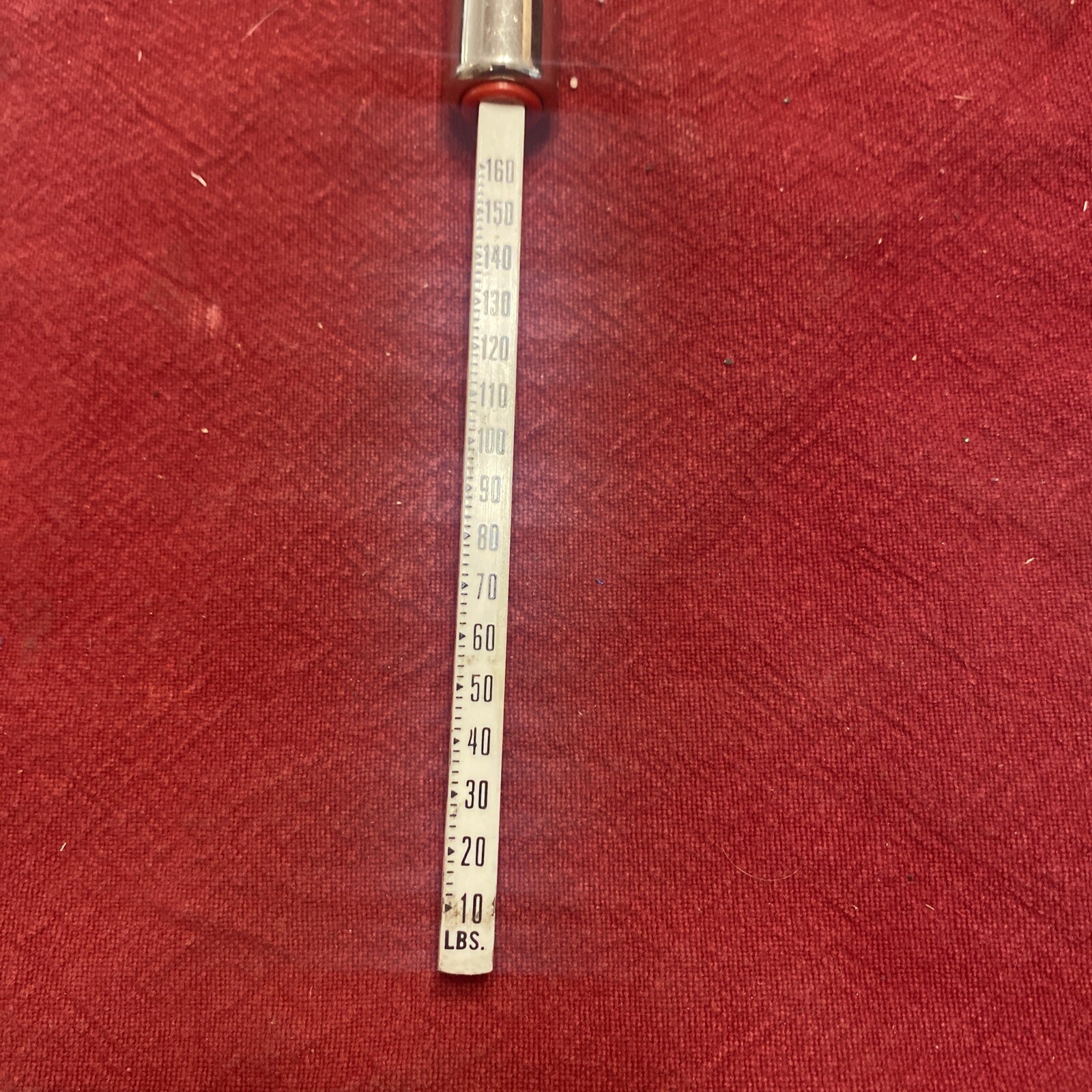 HEAVY DUTY STAINLESS MILTON VINTAGE NYLON BAR SERVICE GAGE AIR GAUGE 976 TOOL