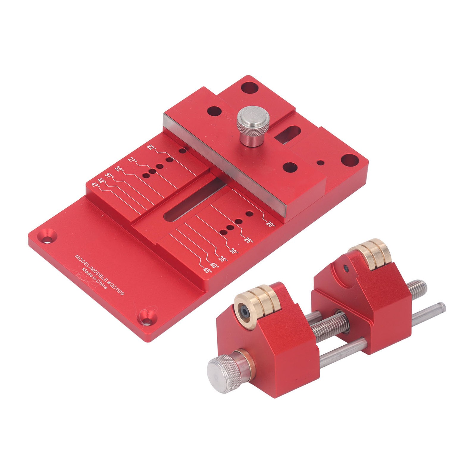 Chisel Sharpening Kit Honing Guide 15 To 45 Degree Angle Fixture And Gauge SET