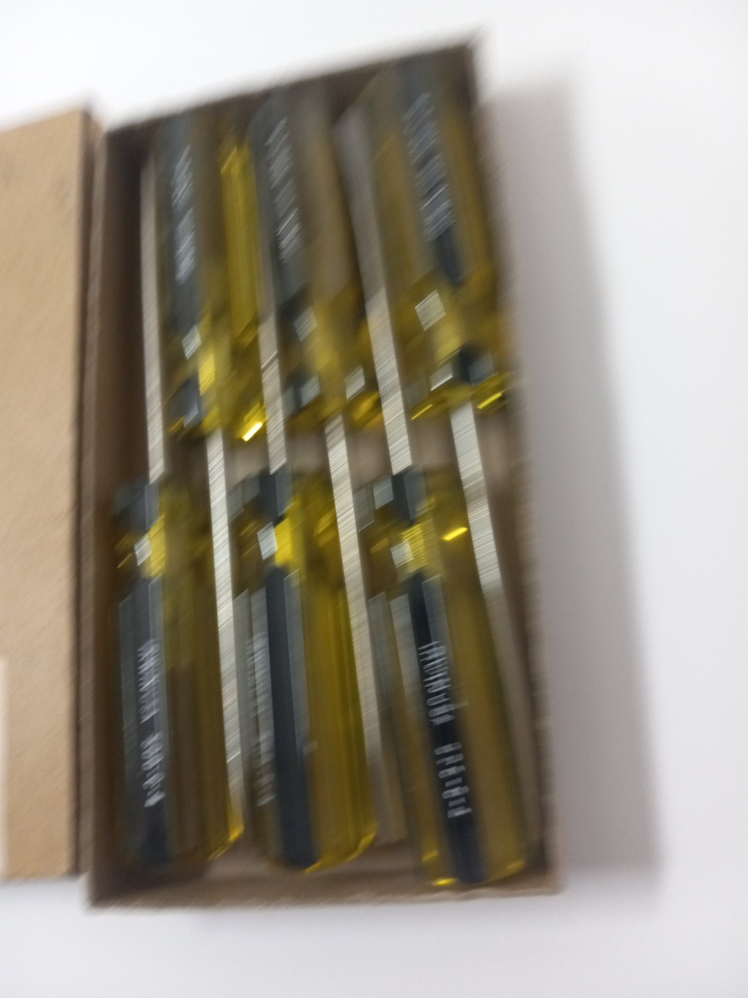 NOS Vintage Irwin USA 500-C-4 Factory Case Flathead Screwdrivers 1990s