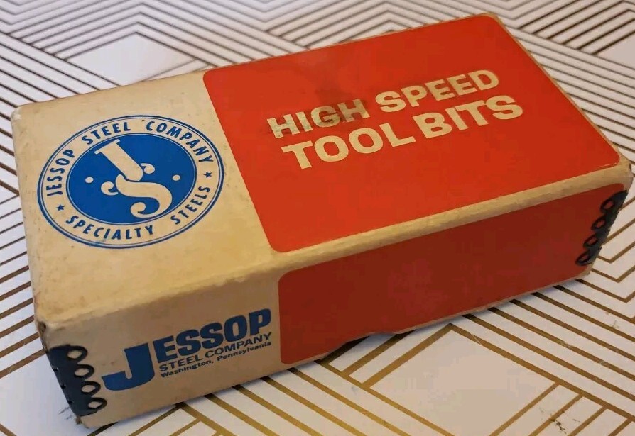 Jessop Steel Company High Speed Tool Bits Empty Box Washington Pennsylvania VTG