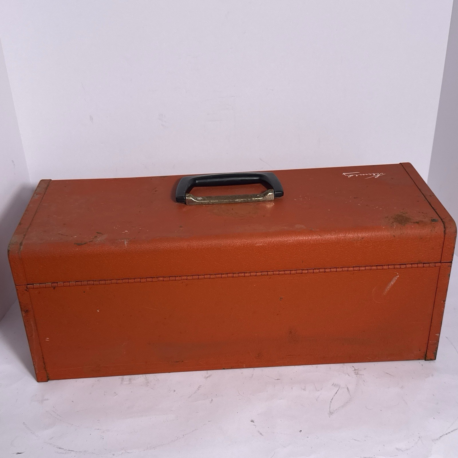 Vintage Kennedy KK-19 Red Machinist Tool Box w Tray USA