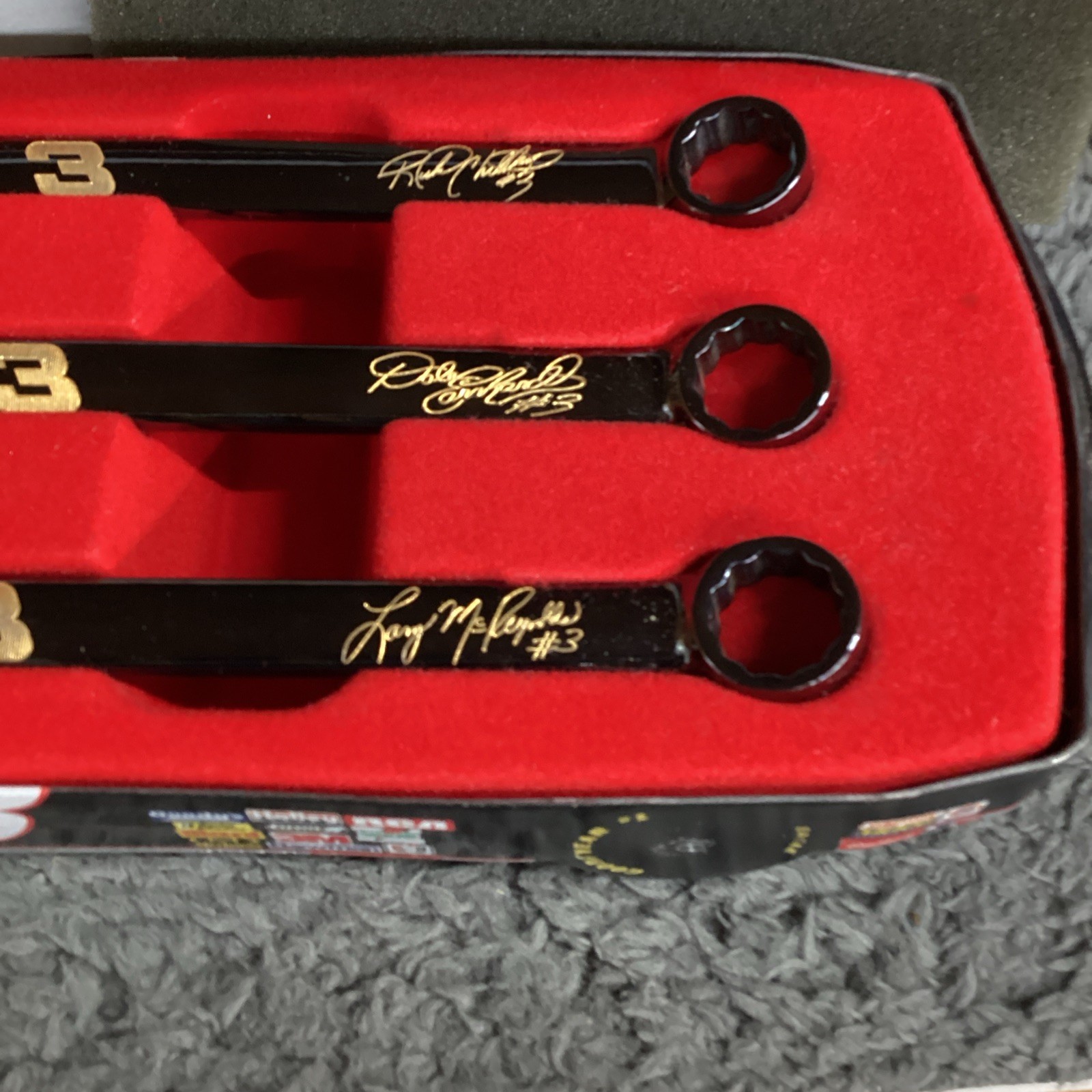 Snap On Dale Earnhardt Signature Collector 3 Piece Wrench Set PLUS BONUS!!!