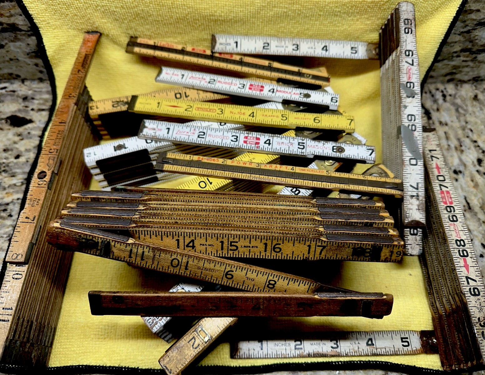 9 – 72” Wood Extension Rules STANLEY, INTERLOX, LUFKIN, TRUE VALUE & POWR KRAFT
