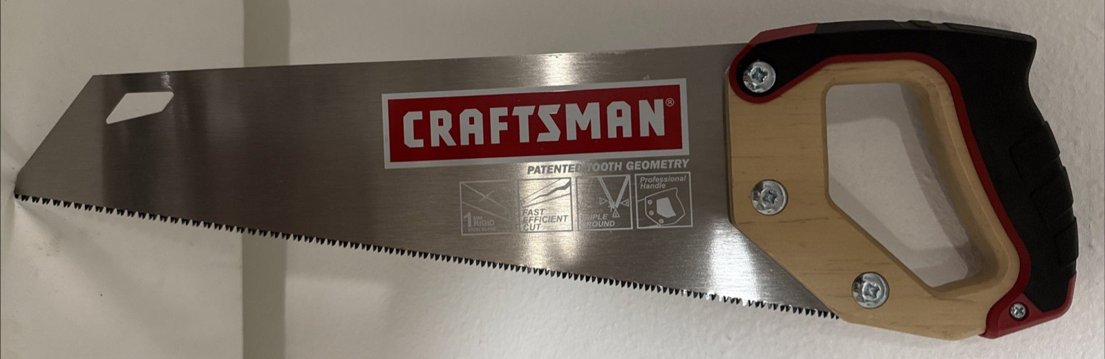 Sears, Roebuck & Co Craftsman 12Pt. Fine Cut 15″ Carpenter Saw 36263 NOS