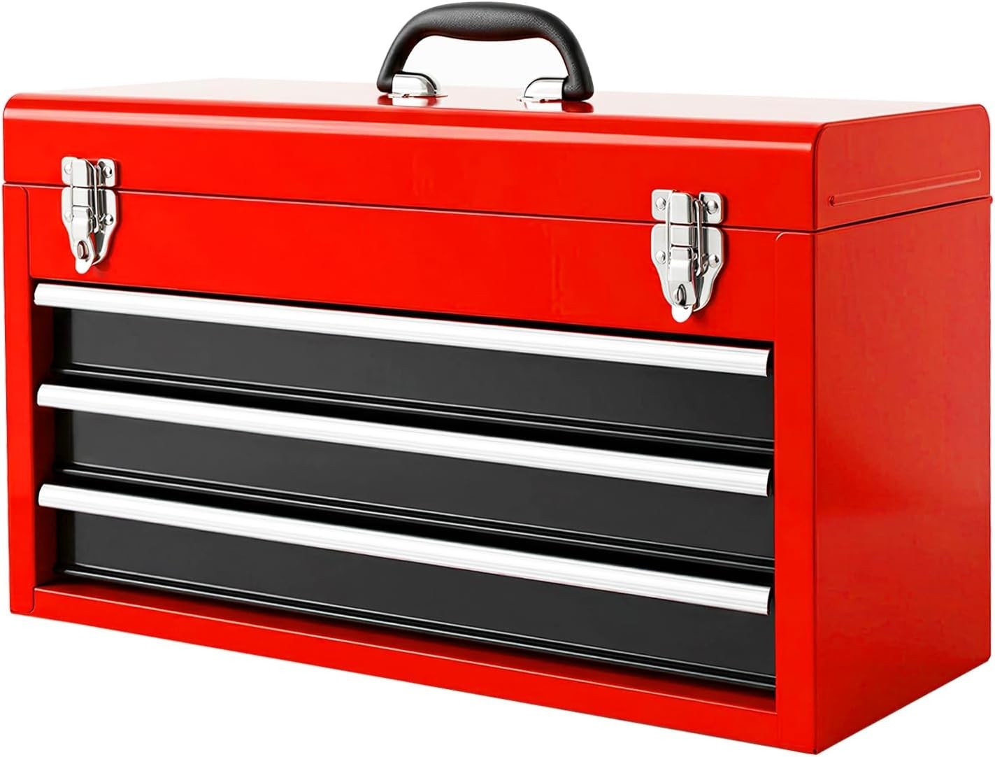 Compact 4-Drawer Tool Box – Water-Resistant & Powder-Coated Steel Construction