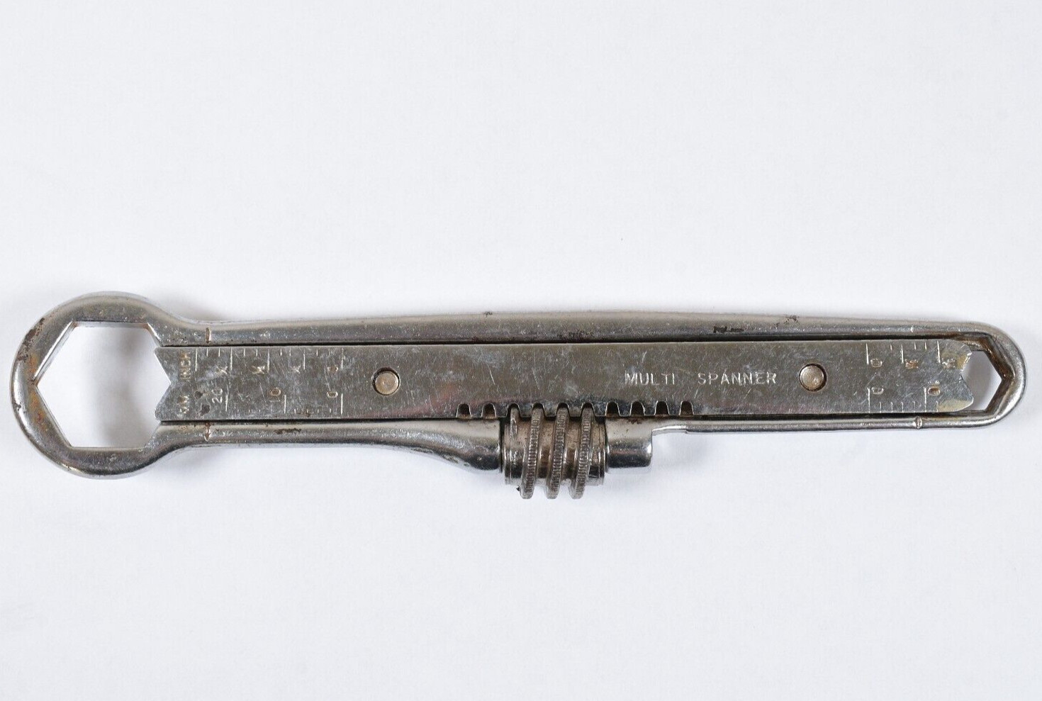 RARE Prototype Multi-Spanner Wrench Hex 6-point Adjustable Thumb Wheel UNBRANDED