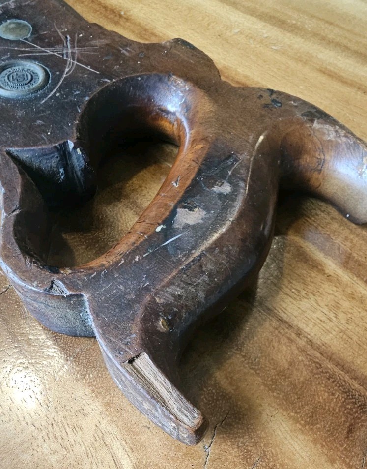 Henry Disston & Sons 28″ Miter Box Saw Warranted Cast Steel Vintage