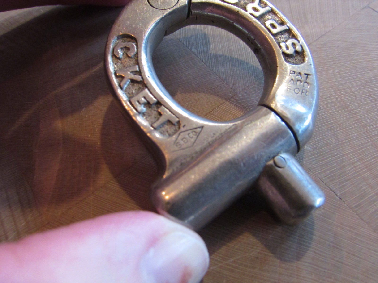 Vintage Sprocket Pad Lock Padlock No Key Pat Appld For Bike SPRO CKET S.B. Co