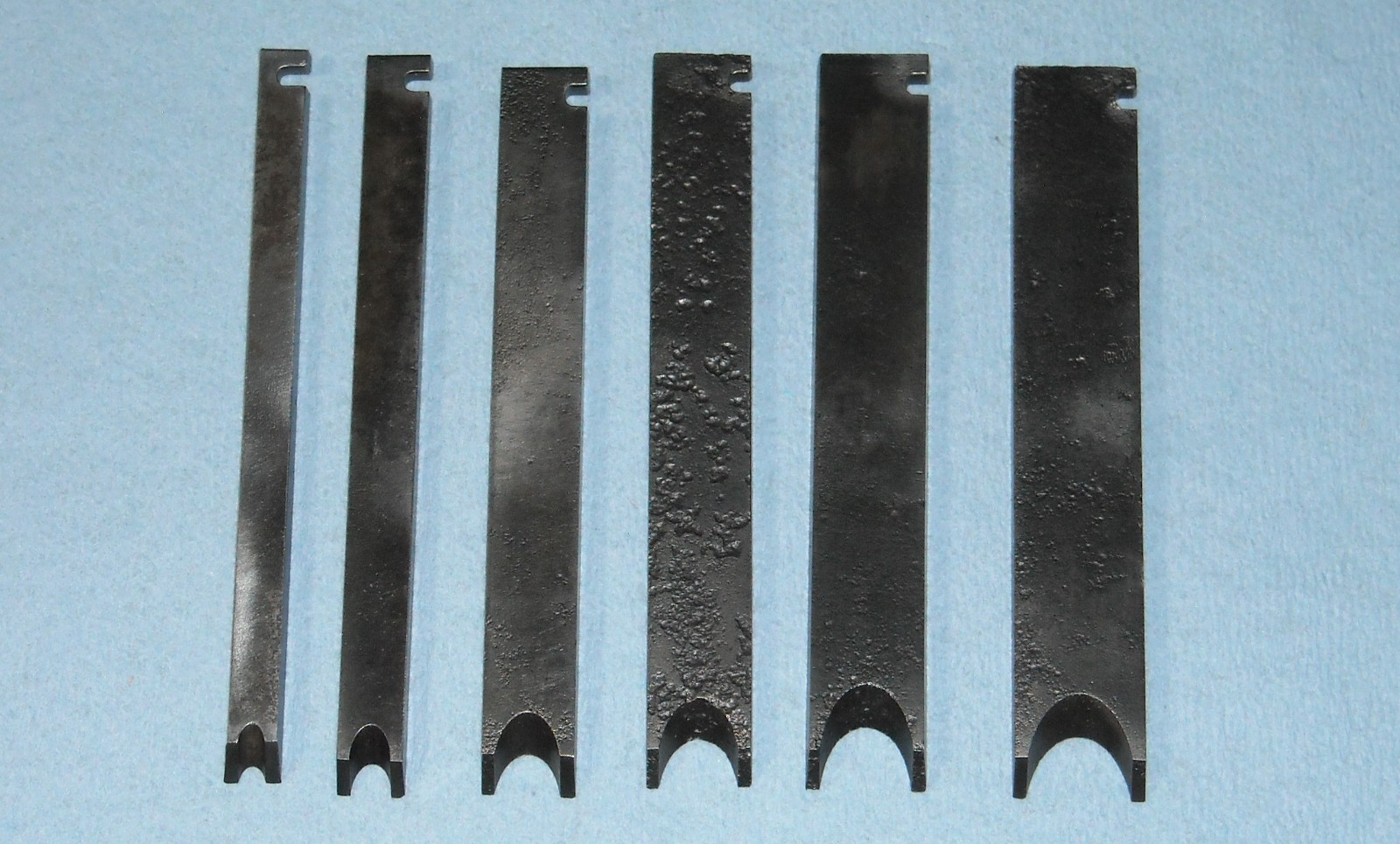6 Stanley No. 45/55 Comb. Plane Beading Cutters 1/4, 5/16, 7/16, 1/2, 9/16, 5/8