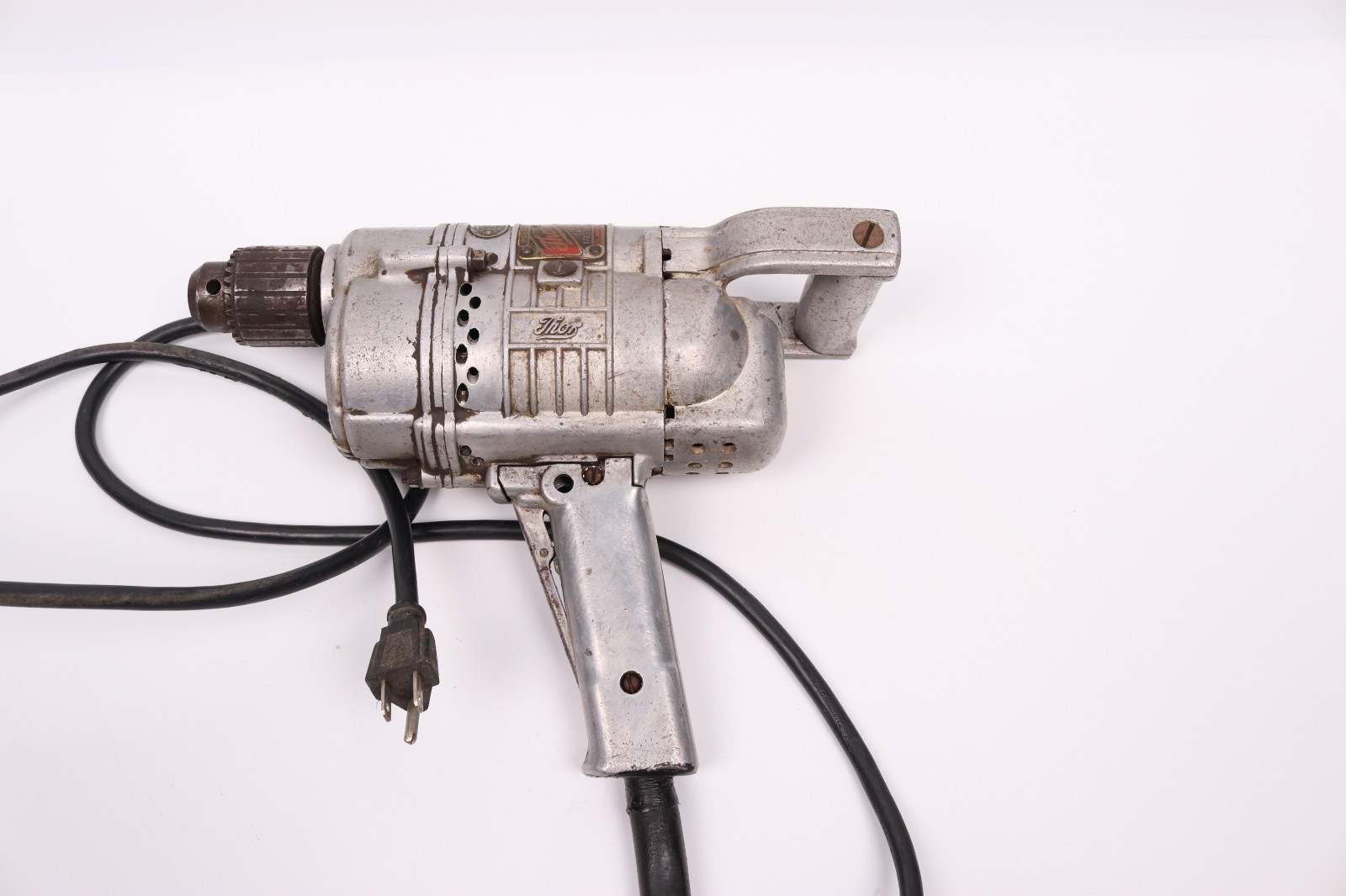 Vintage Thor Electric U44 Drill 1/2″ Heavy Duty Model 5743 No Key