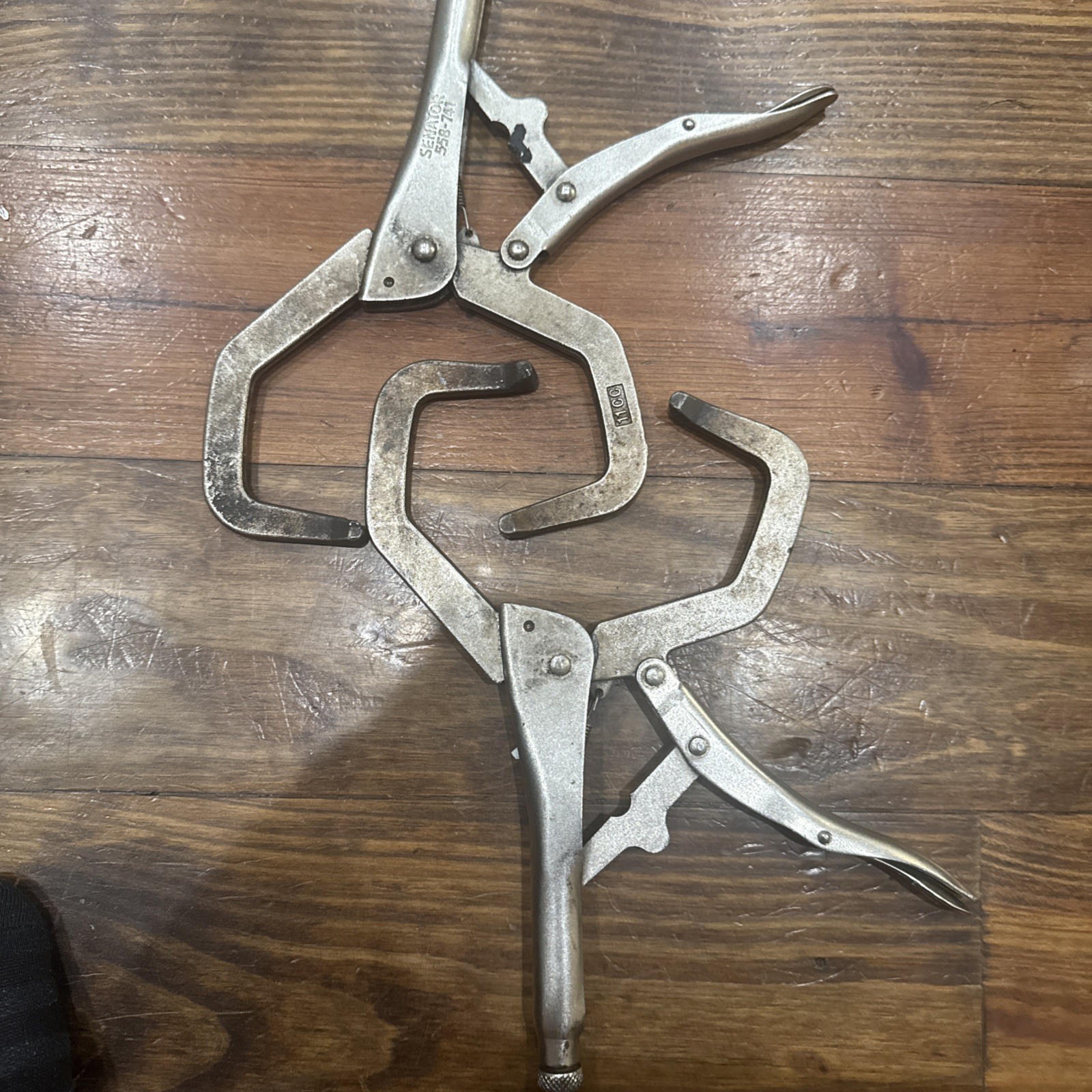 Senator 558-741 VISE GRIP Style C-Clamp Locking Welding Tool 11CC USA -Lot Of 2