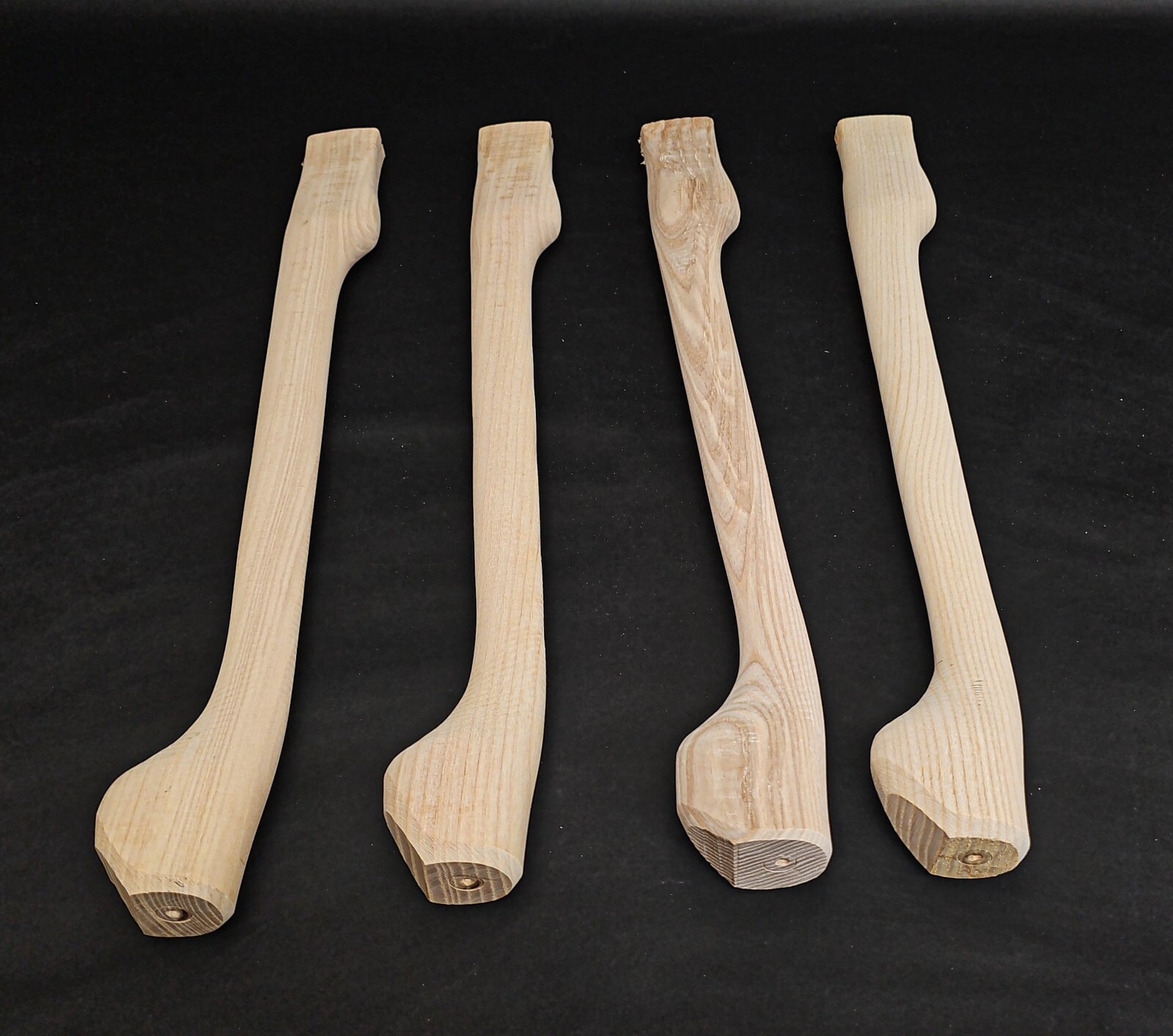 Lot of 4 pcs 19,7″ ( 500 mm ) Replacement Axe Handle blank, hand Crafted