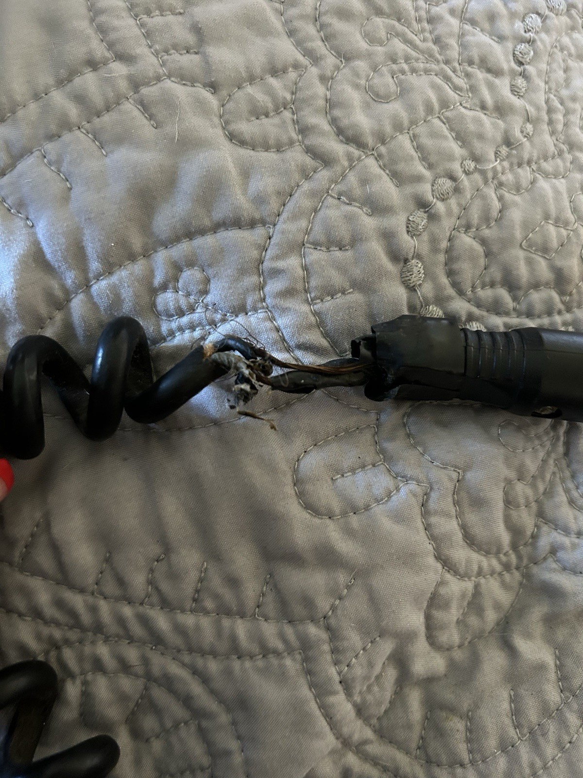 U.S. Army Vintage Handheld Spotlight Flashlight w/ Coiled Cord