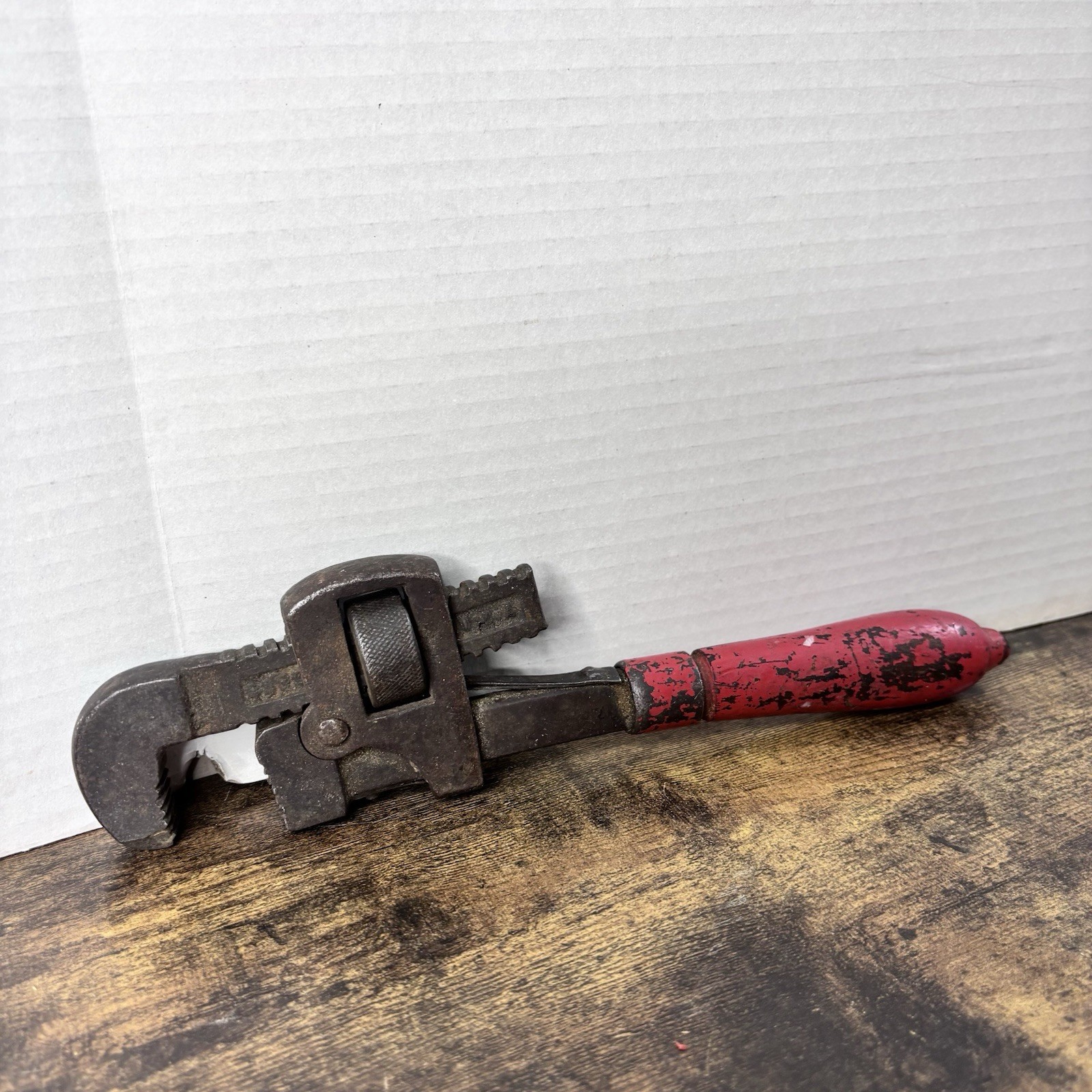 Vintage 10” Plumbers Monkey Wrench F.E. Wells & Son Greenfield MA