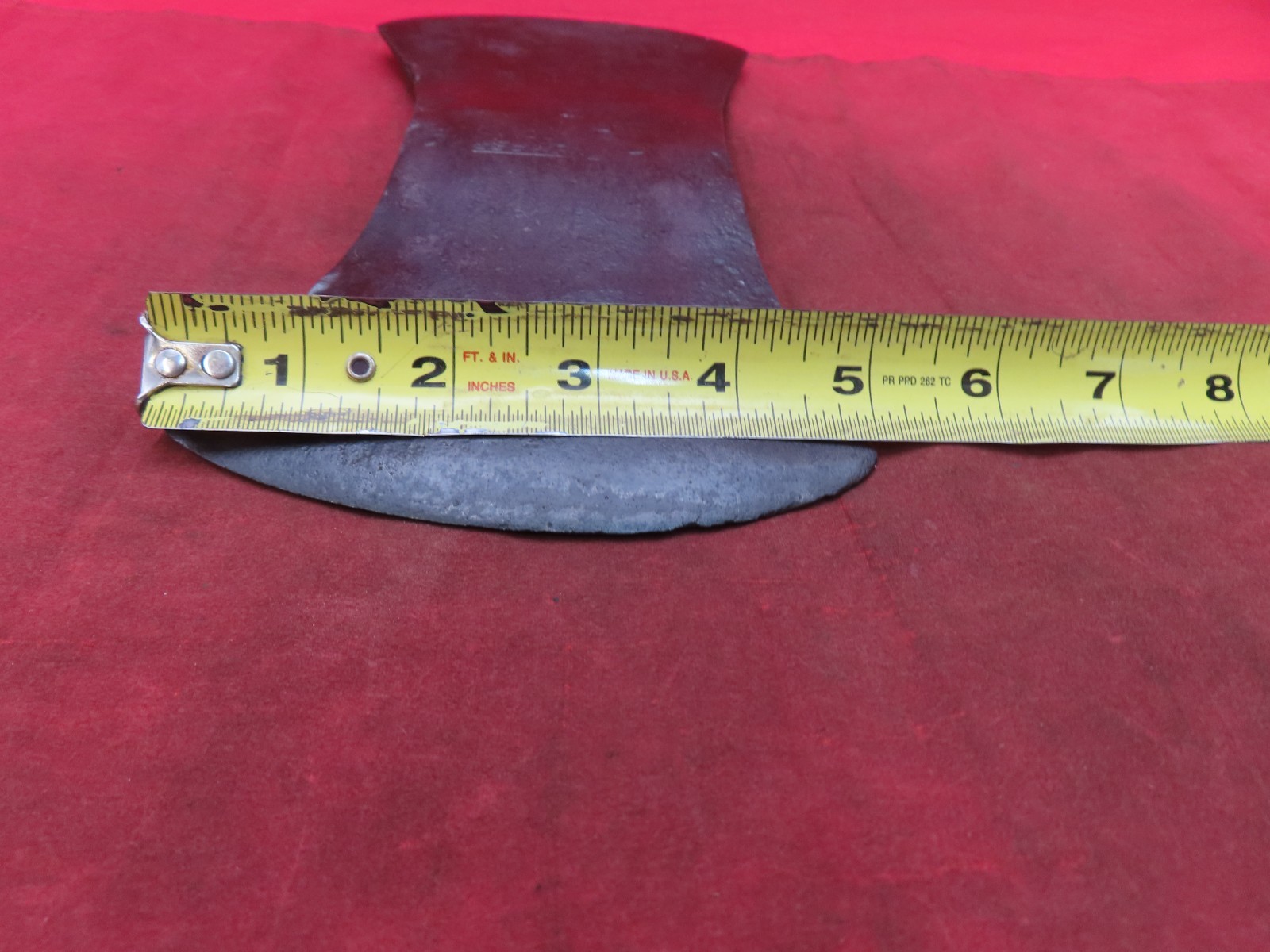 VTG KELLY RED WARRIOR DOUBLE BIT 3 lb 5 oz AXE HEAD LOGGING TOOL LUMBERJACK TOOL