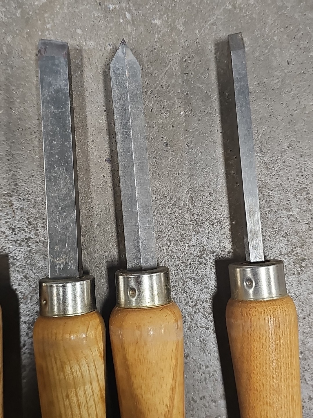 Set Of 5 Lathe Chisels