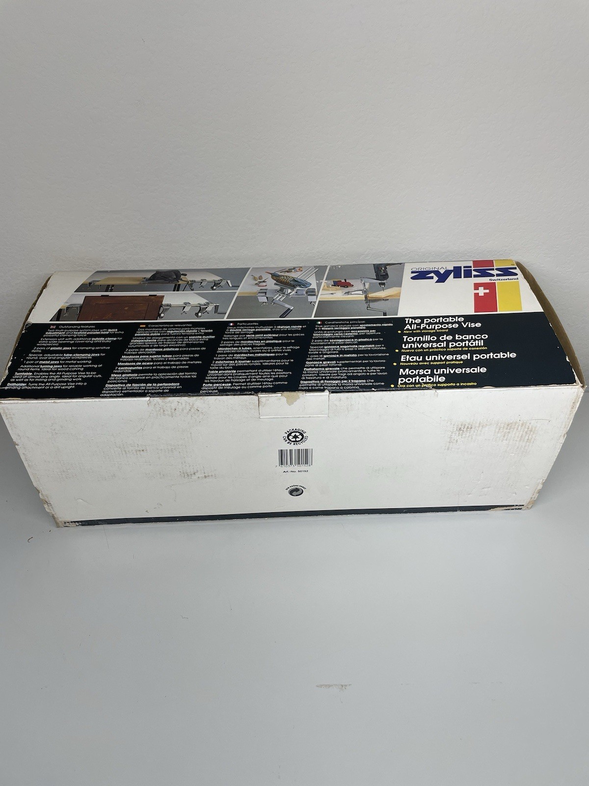 NOS Original Zyliss Switzerland Portable All Purpose Vise System In Original Box
