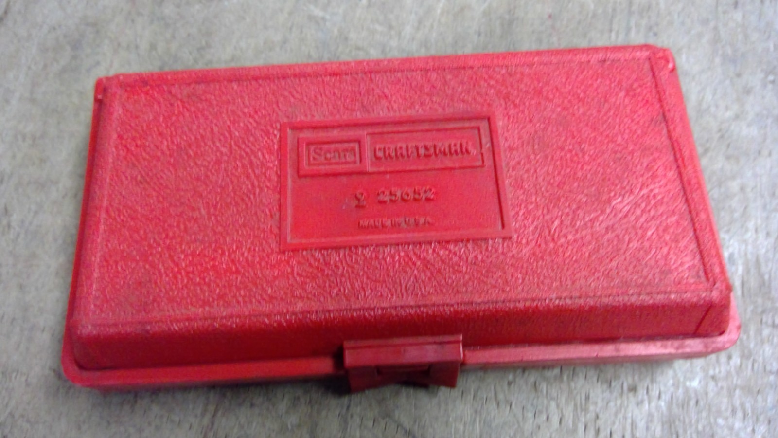 SEARS Craftsman Power Screwdriver Nut Driver Bit Set w/Case USA 9 25652 *READ*