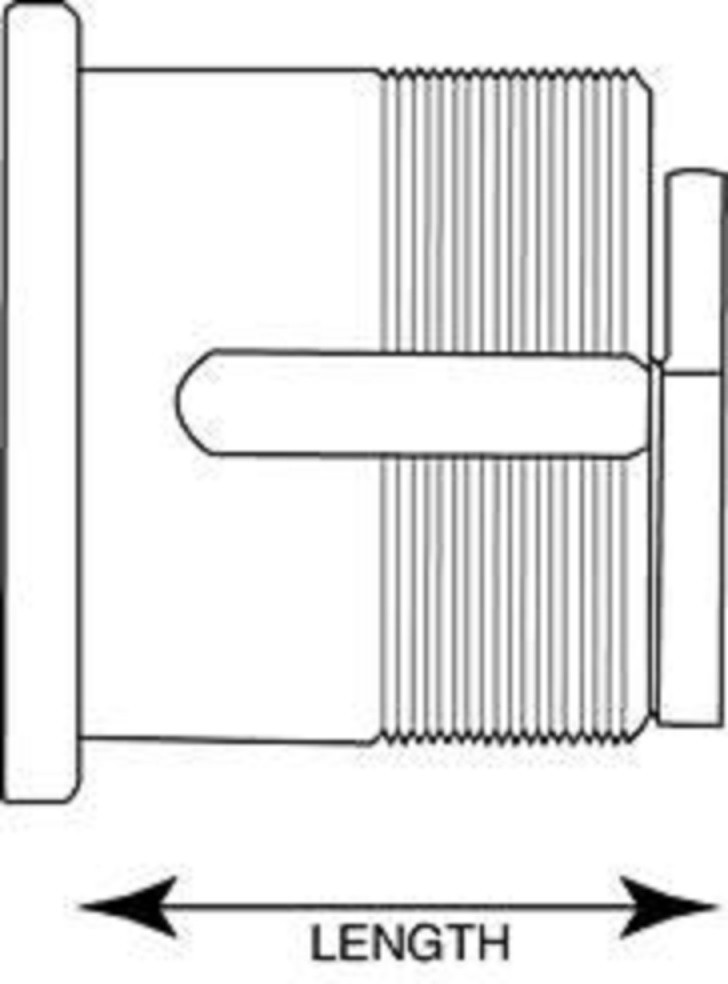 Locksmiths! 1 pair used Tubelite 15/16″ mortise cylinders keyed alike w/2 keys